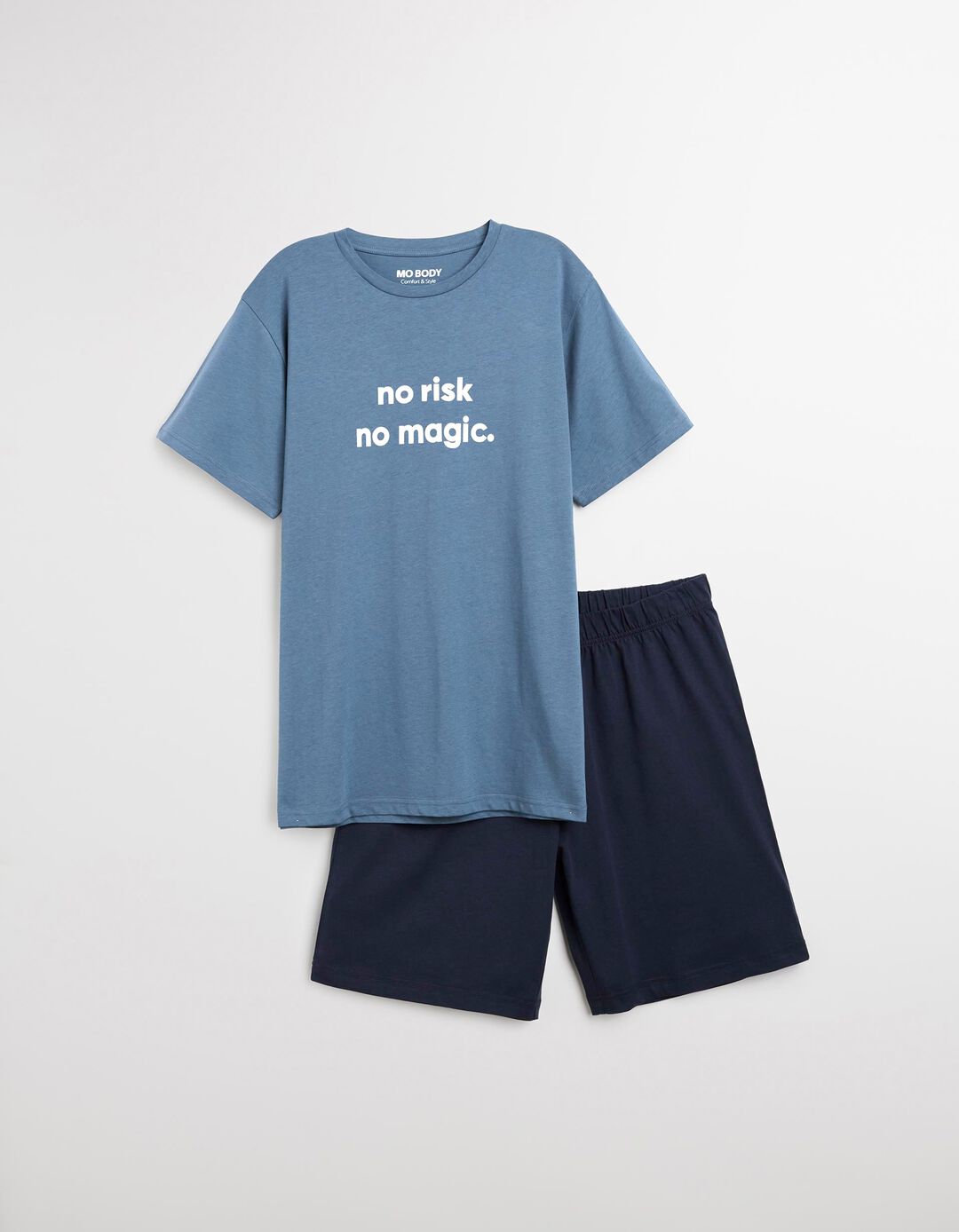 Pijama Jersey, Homem, Azul 