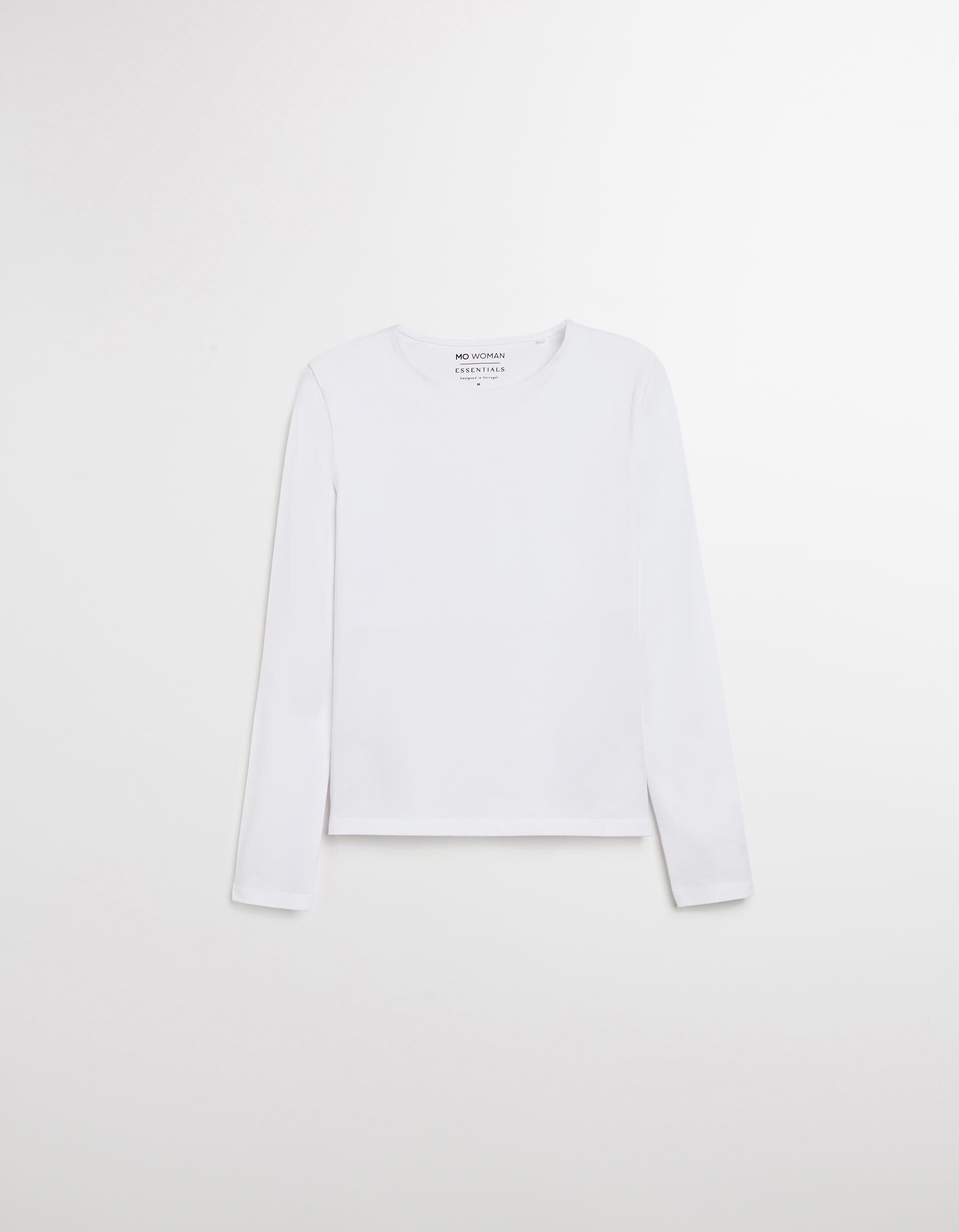 Comprar Online T-shirt Manga Comprida, Mulher, Branco