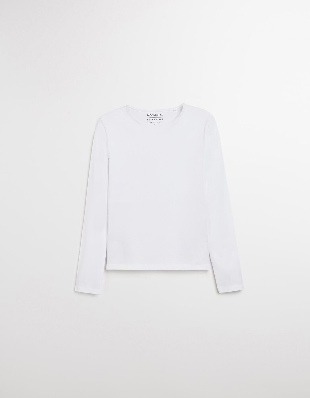 T-shirt Manga Comprida, Mulher, Branco