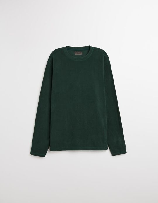 Comprar Online Camisola Polar, Homem, Verde 