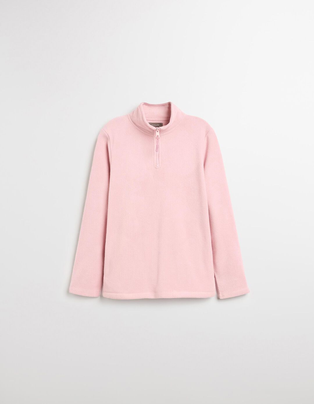 Camisola Polar com Fecho, Mulher, Rosa