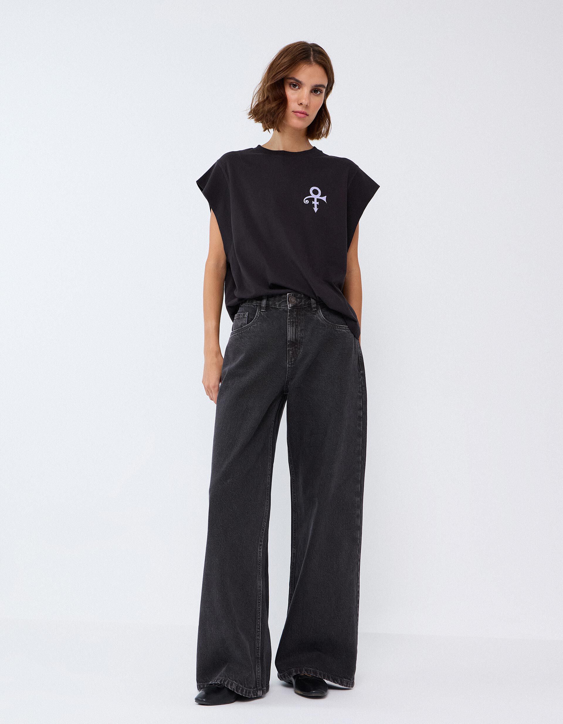Comprar Online Cal&ccedil;as De Ganga 'Wide Leg', Mulher, Cinzento