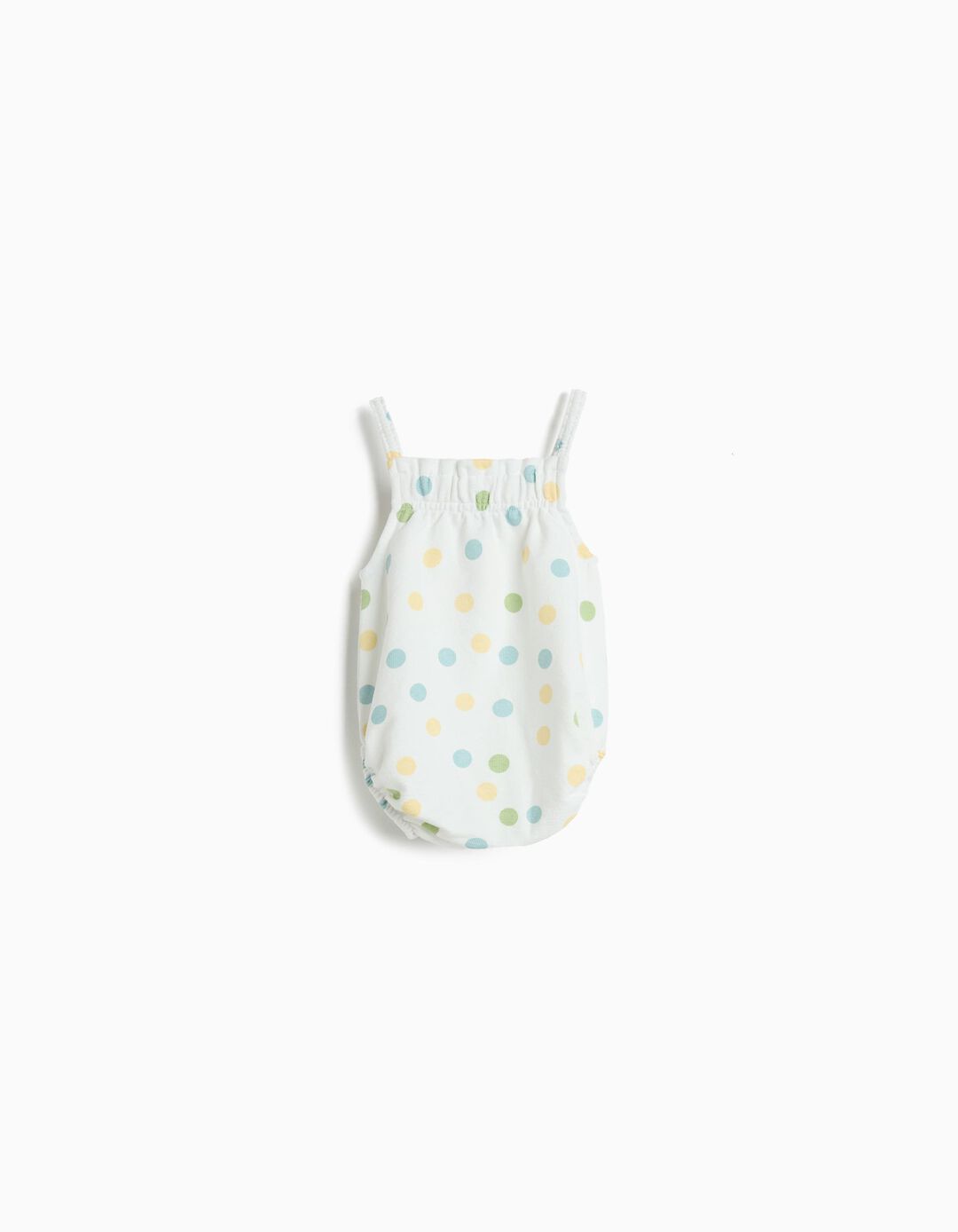 Macac&atilde;o Estampado, Rec&eacute;m-Nascido, Branco