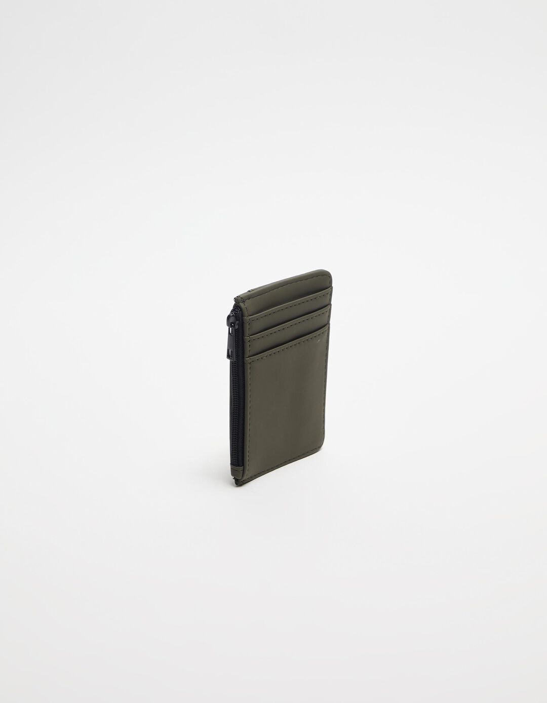 Porta-cart&otilde;es Borracha, Homem, Verde Escuro