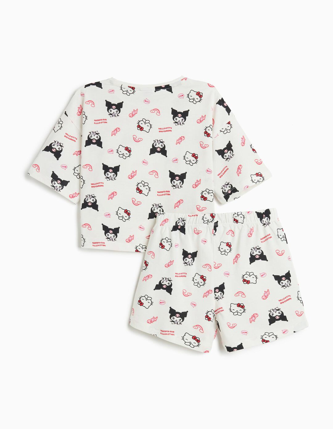 Pijama 'Hello Kitty', Menina, Branco