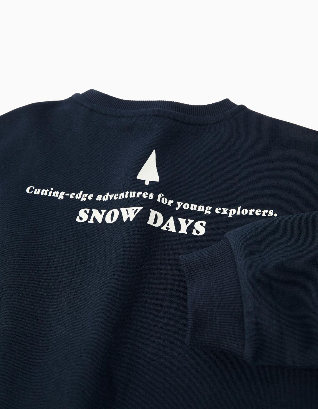 Sweatshirt de Felpa, Menino, Azul Escuro