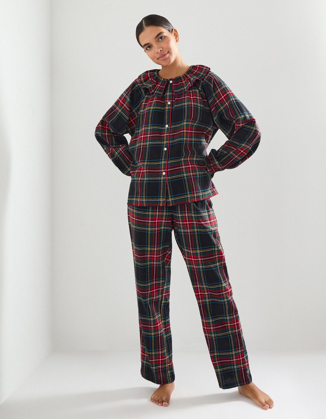 Pijama Flanela de Natal, Mulher, Multicor