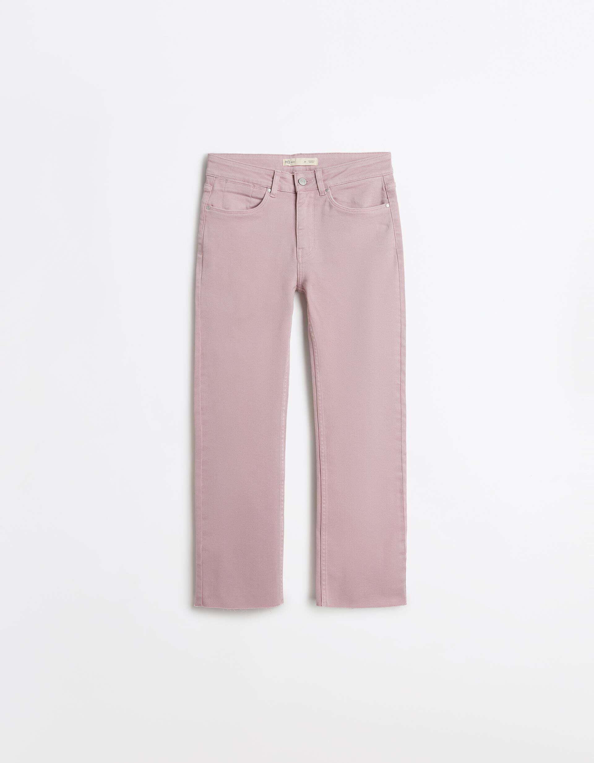 Comprar Online Cal&ccedil;as de Ganga 'Straight Cropped', Mulher, Rosa