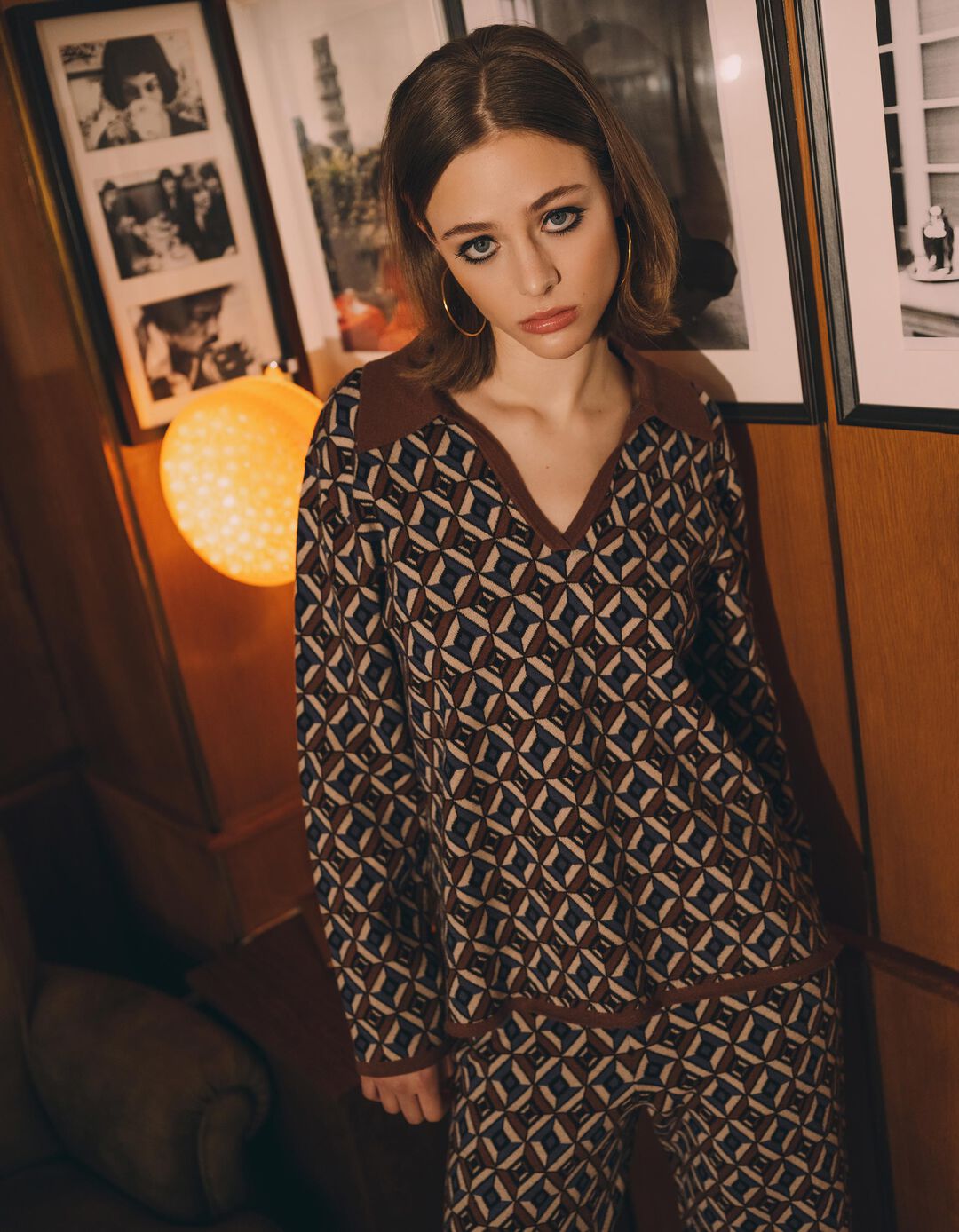 Polo de Malha, Mulher, Castanho