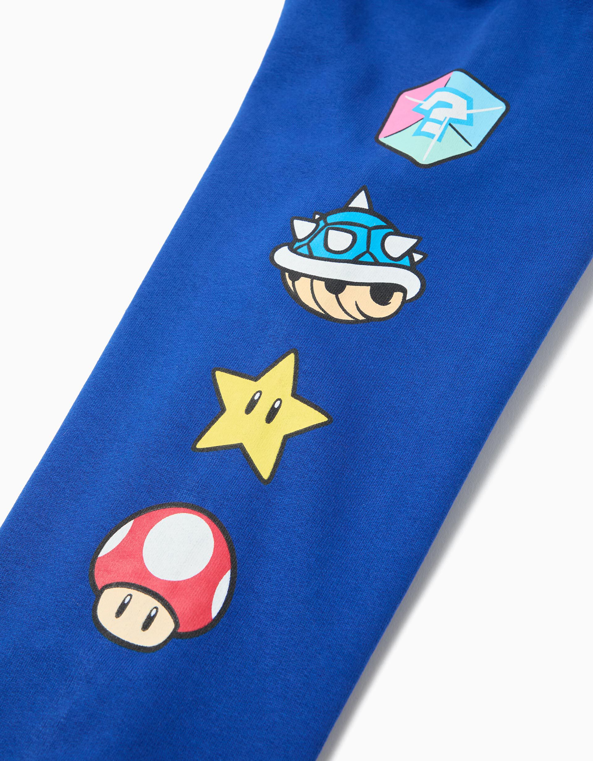Comprar Online Cal&ccedil;as de Felpa 'Super Mario', Menino, Azul