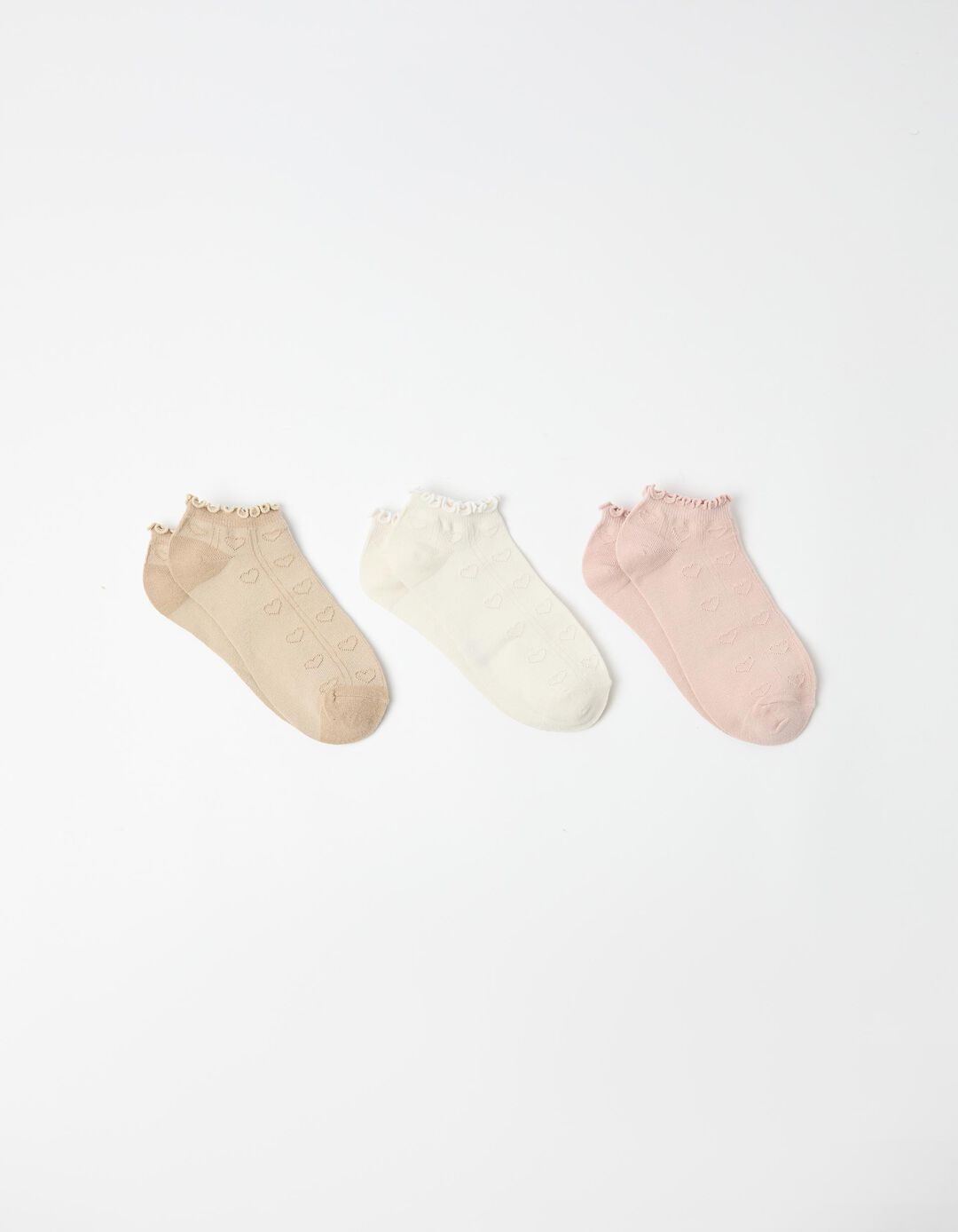 Pack 3 Pares De Meias Tornozelo, Mulher, Multicolor