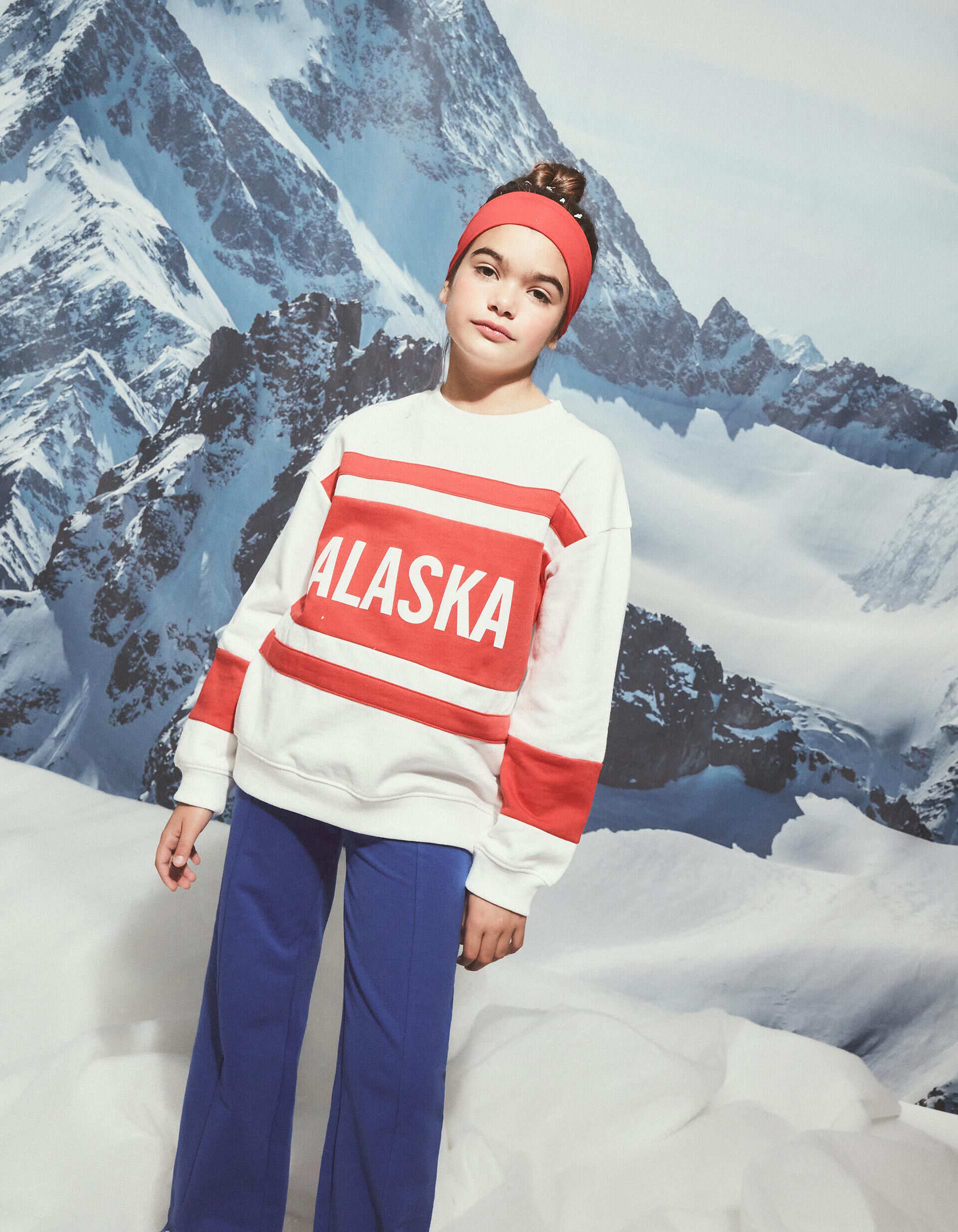 Sweatshirt, Menina, Branco