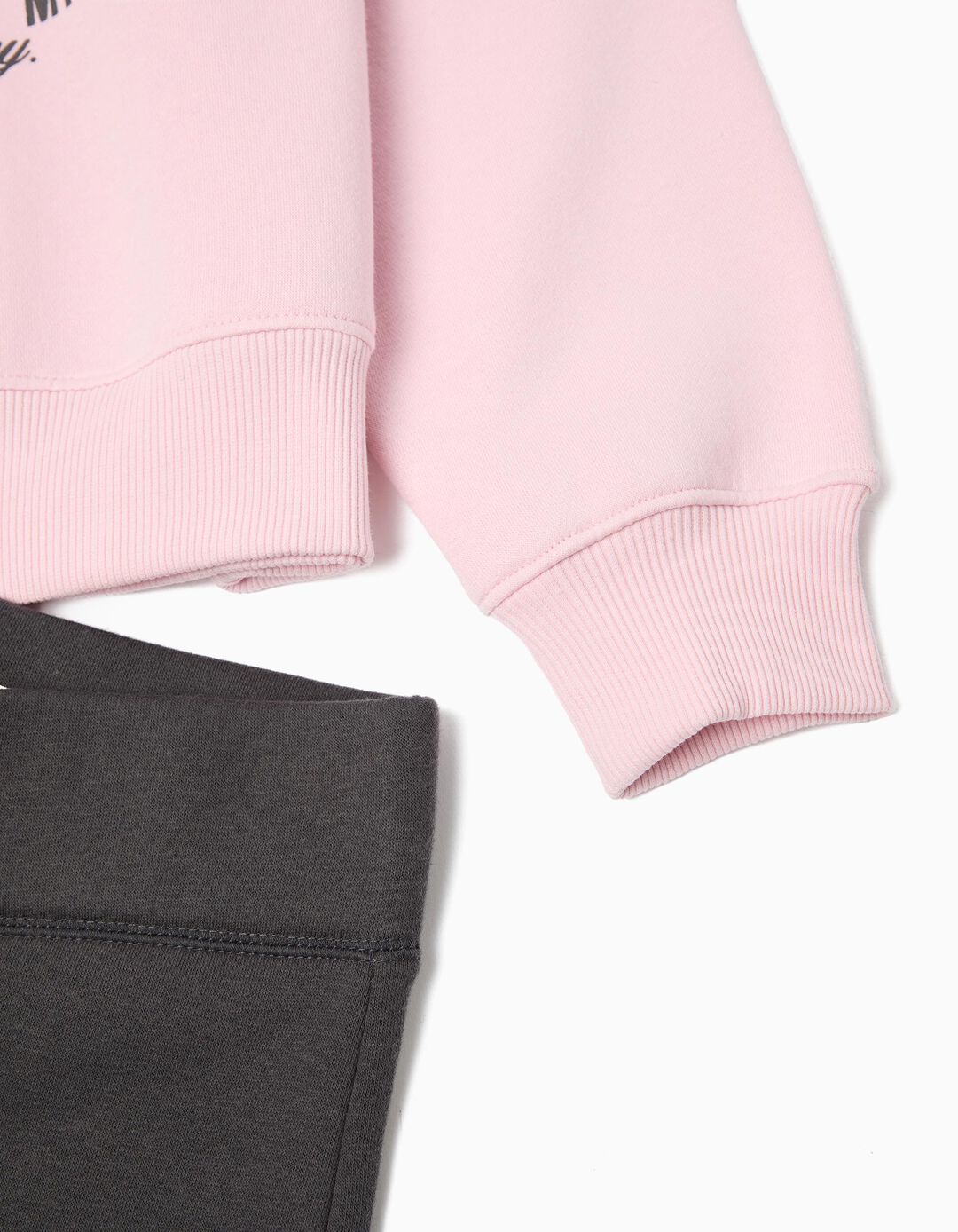 Conjunto de Jogging, Menina, Cinzento Escuro