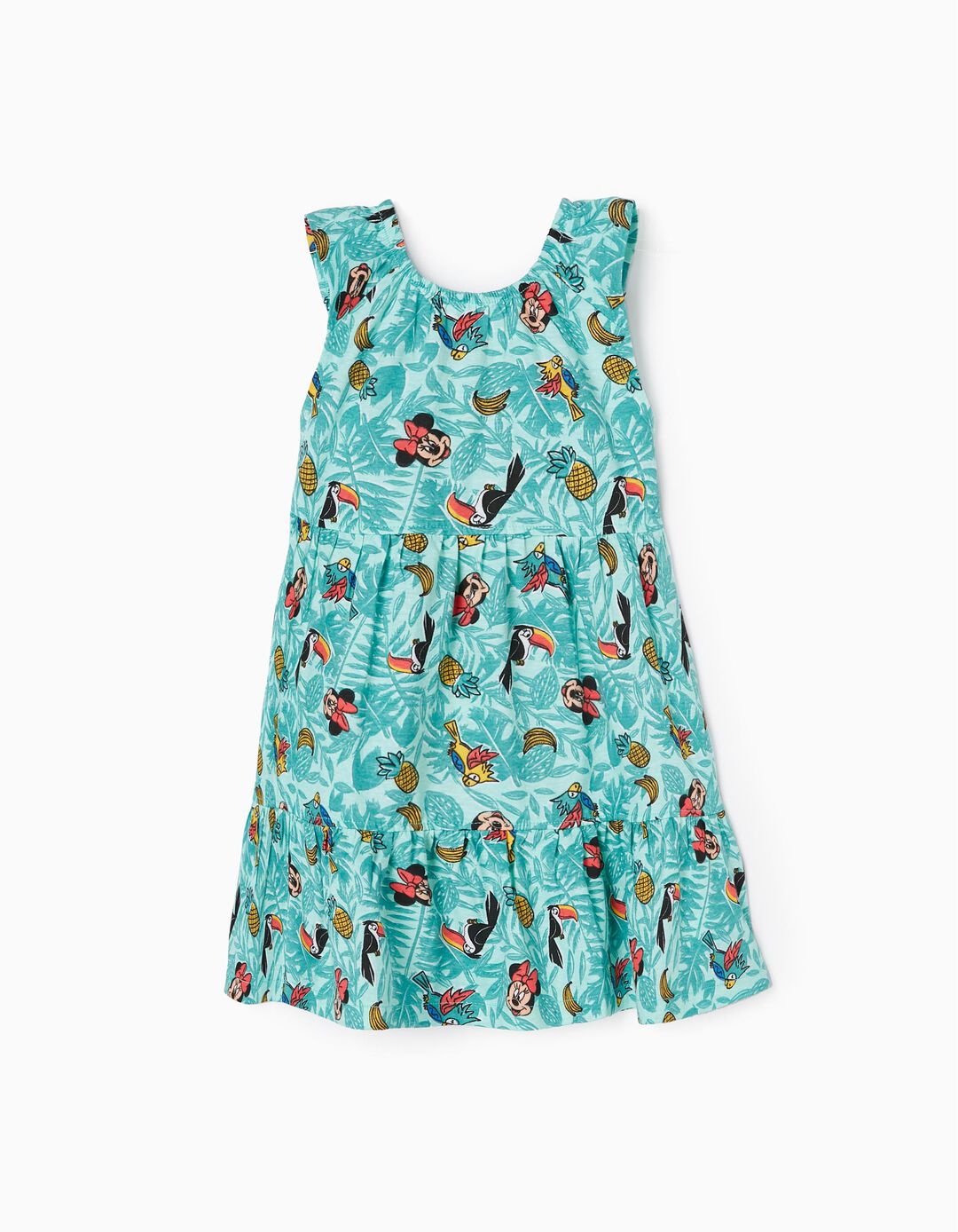 Cotton Dress for Baby Girls 'Minnie', Aqua Green