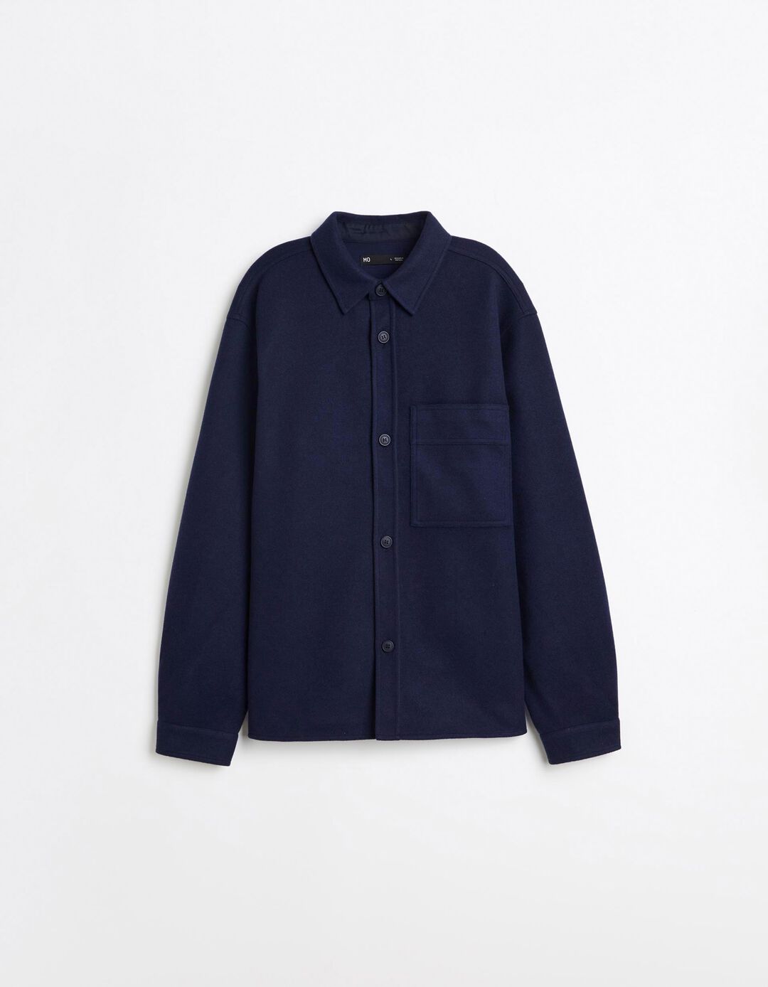 Sobrecamisa Em Malha, Homem, Azul Escuro