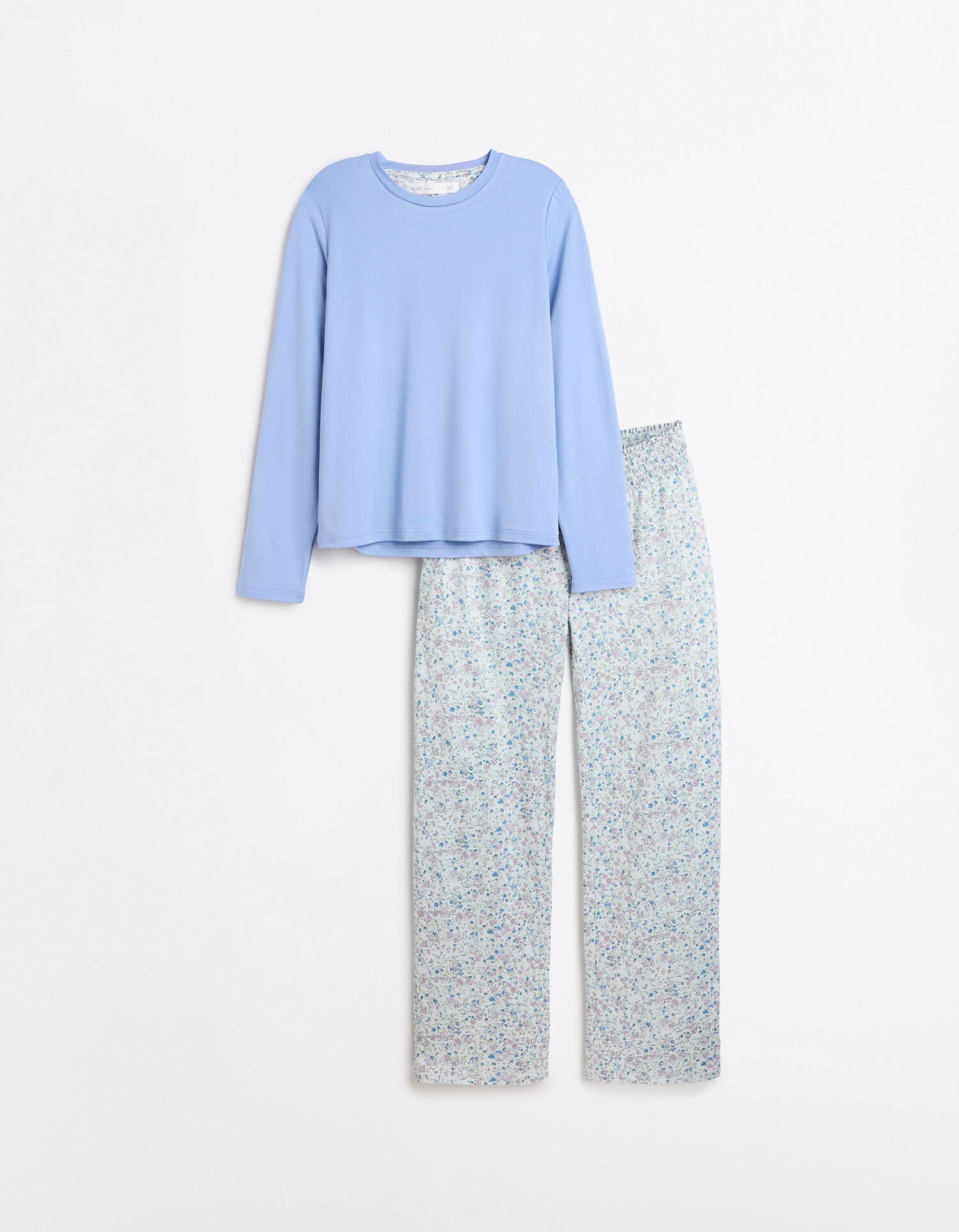 Comprar Online Pijama Flores, Mulher, Azul Claro 