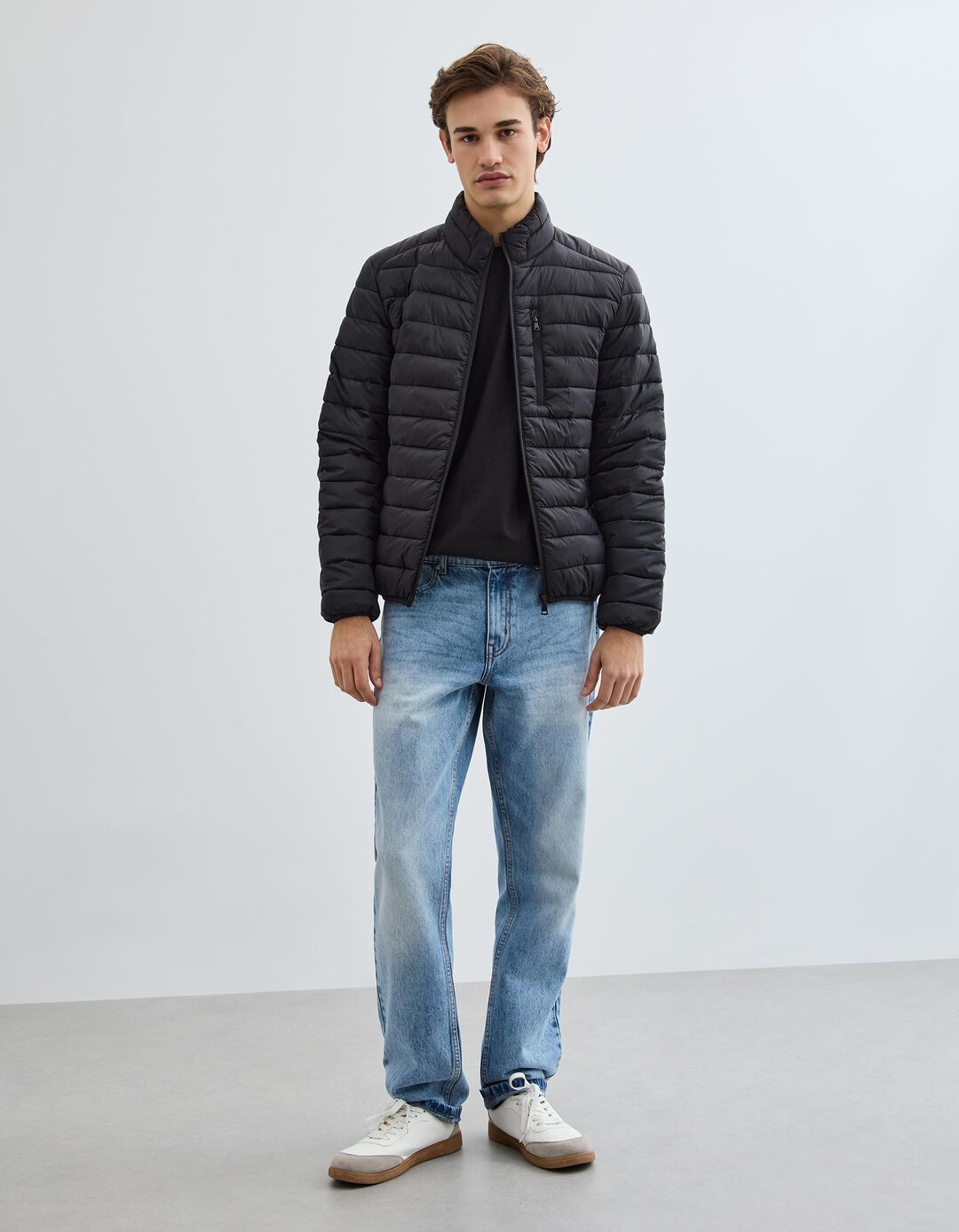 Cal&ccedil;as de Ganga 'Slim Fit', Homem, Azul Claro