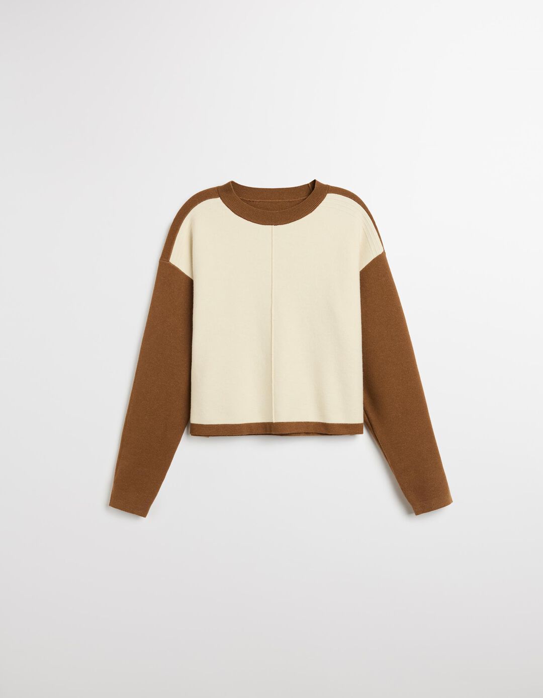 Camisola de Malha, Mulher, Castanho Claro