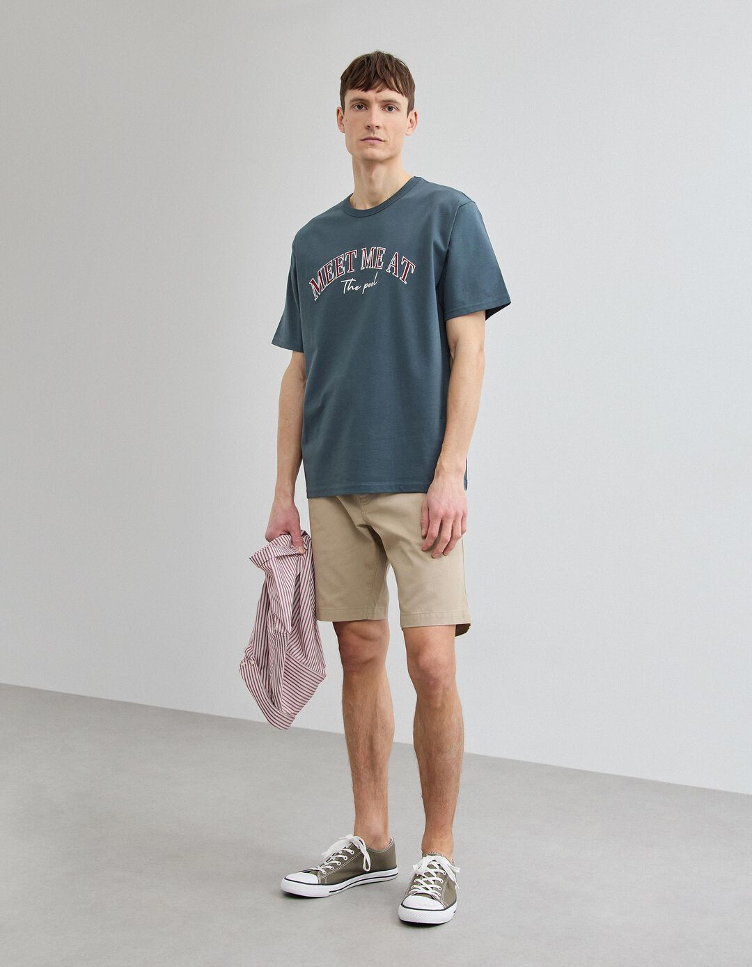 Cal&ccedil;&otilde;es, Homem, Bege