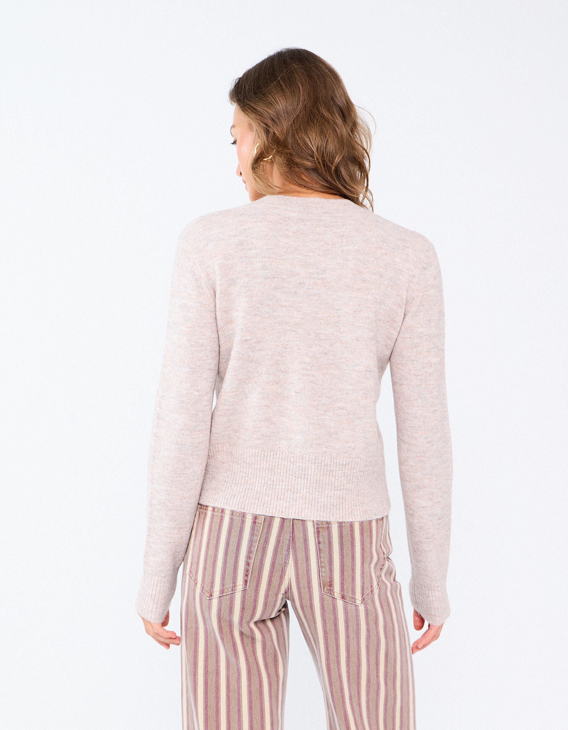 Comprar Online Casaco De Malha, Mulher, Bege