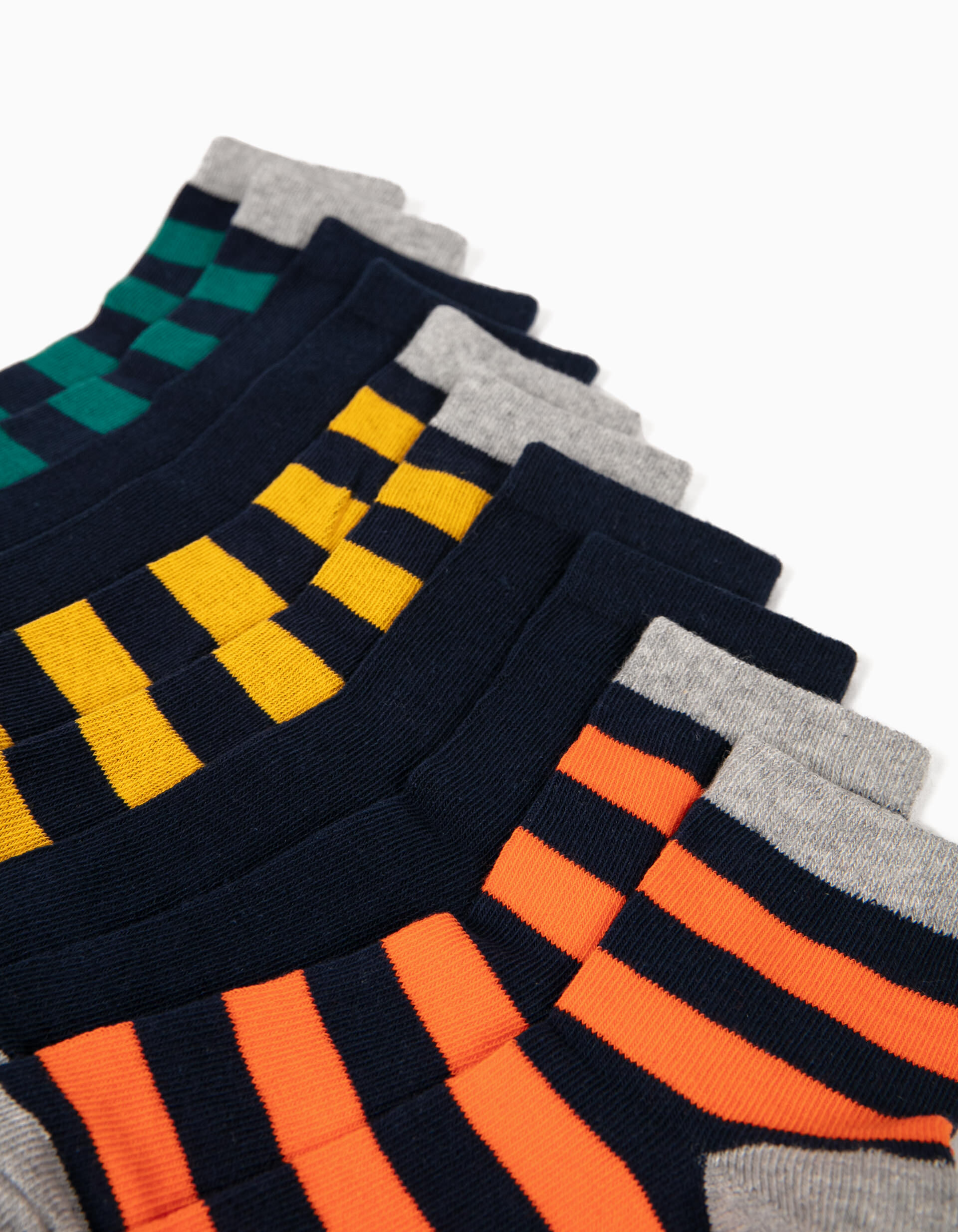 Pack 5 Pares de Meias Riscas