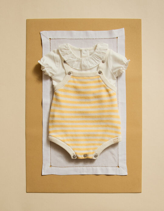 Comprar Online Macac&atilde;o, Rec&eacute;m-Nascido, Amarelo Claro