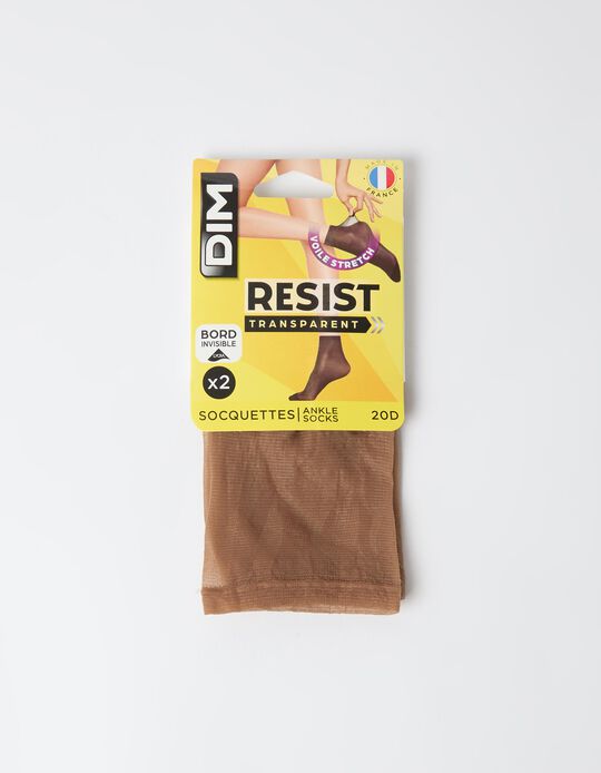 Comprar Online Pack 2 Pares De Meias 20 DEN 'DIM', Mulher, Natural