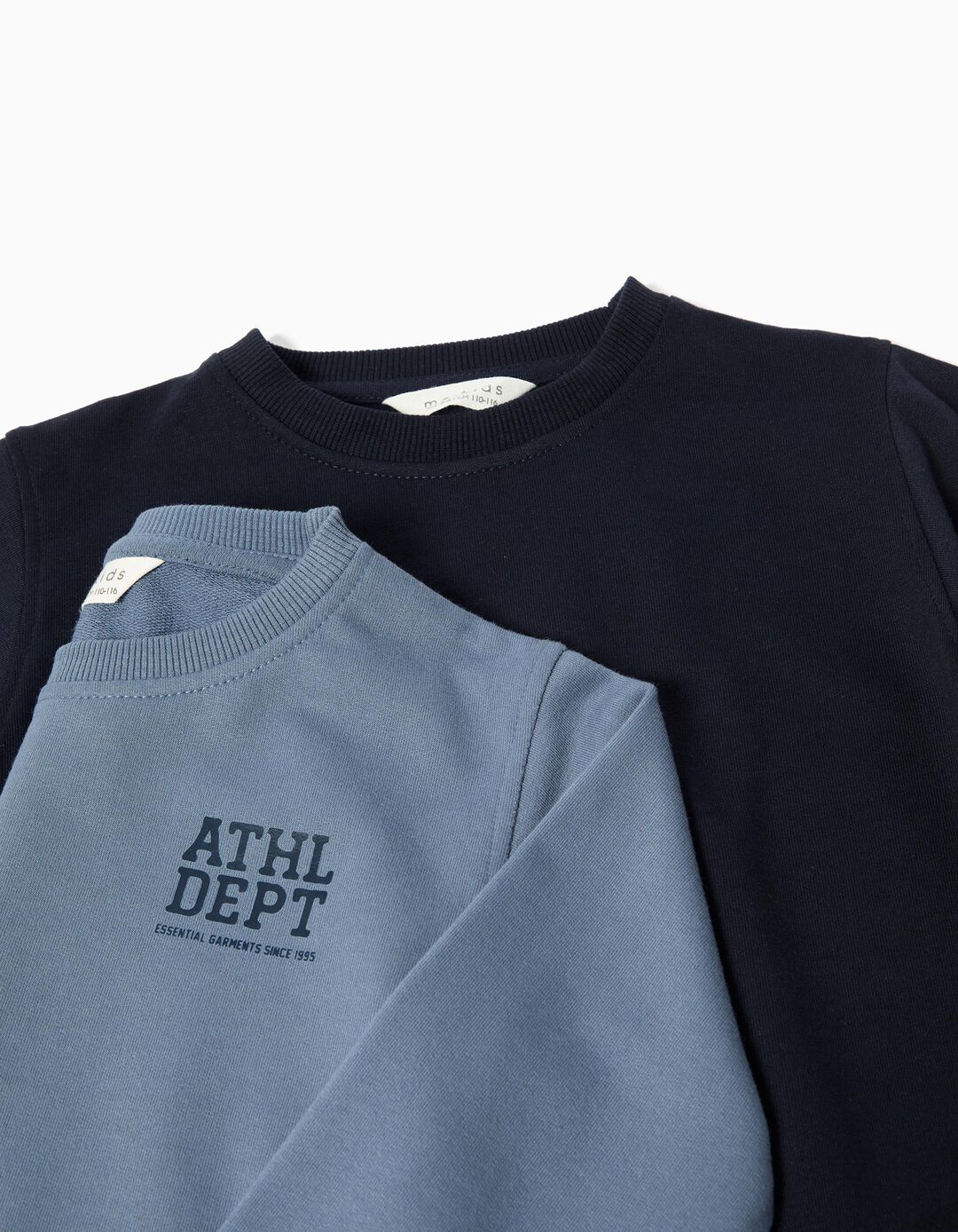 Pack 2 Sweatshirts de Felpa, Menino, Azul