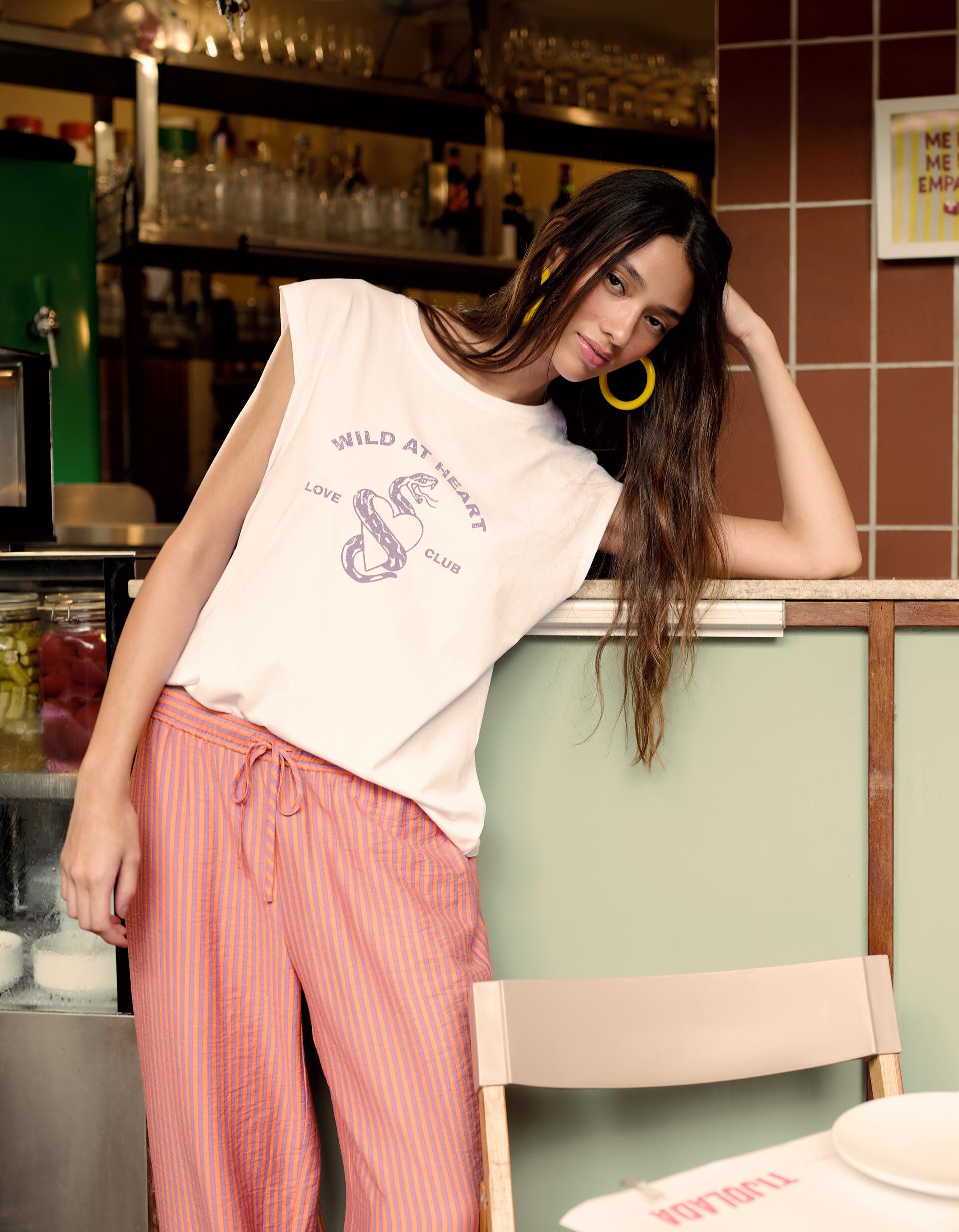 Comprar Online T-shirt Estampada, Mulher, Branco
