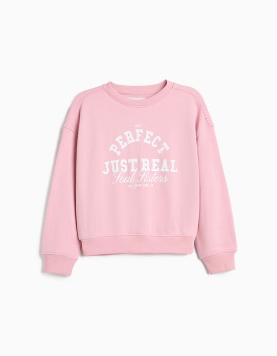Comprar Online Sweatshirt Estampada, Menina, Rosa