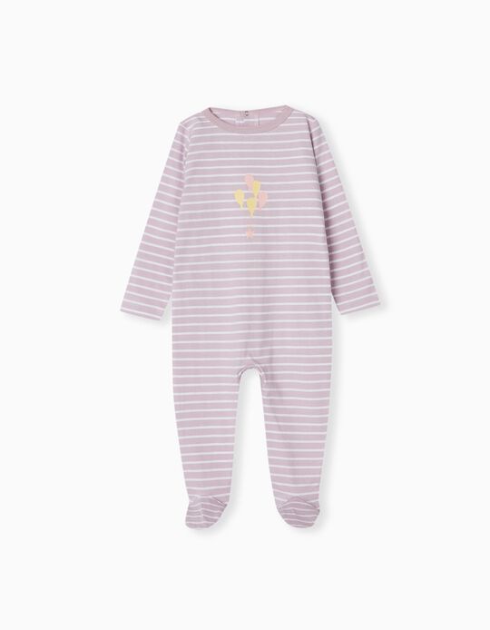 Sleepsuit, Baby Girls, Purple
