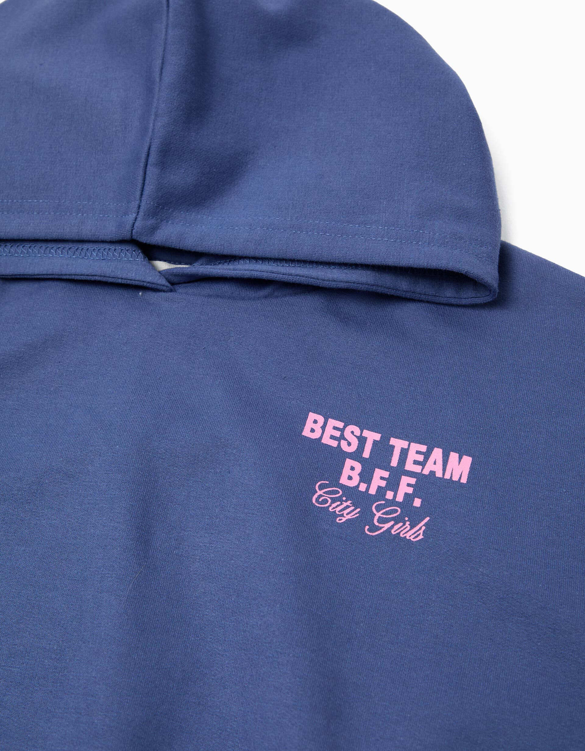 Comprar Online Sweatshirt de Felpa Capuz, Menina, Azul