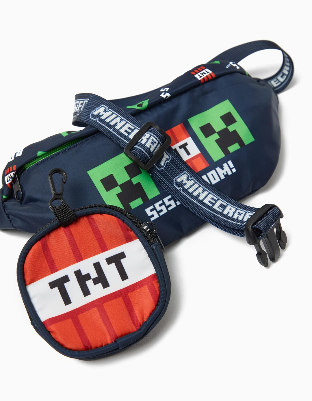 Bolsa de Cintura 'Minecraft', Menino, Azul Escuro