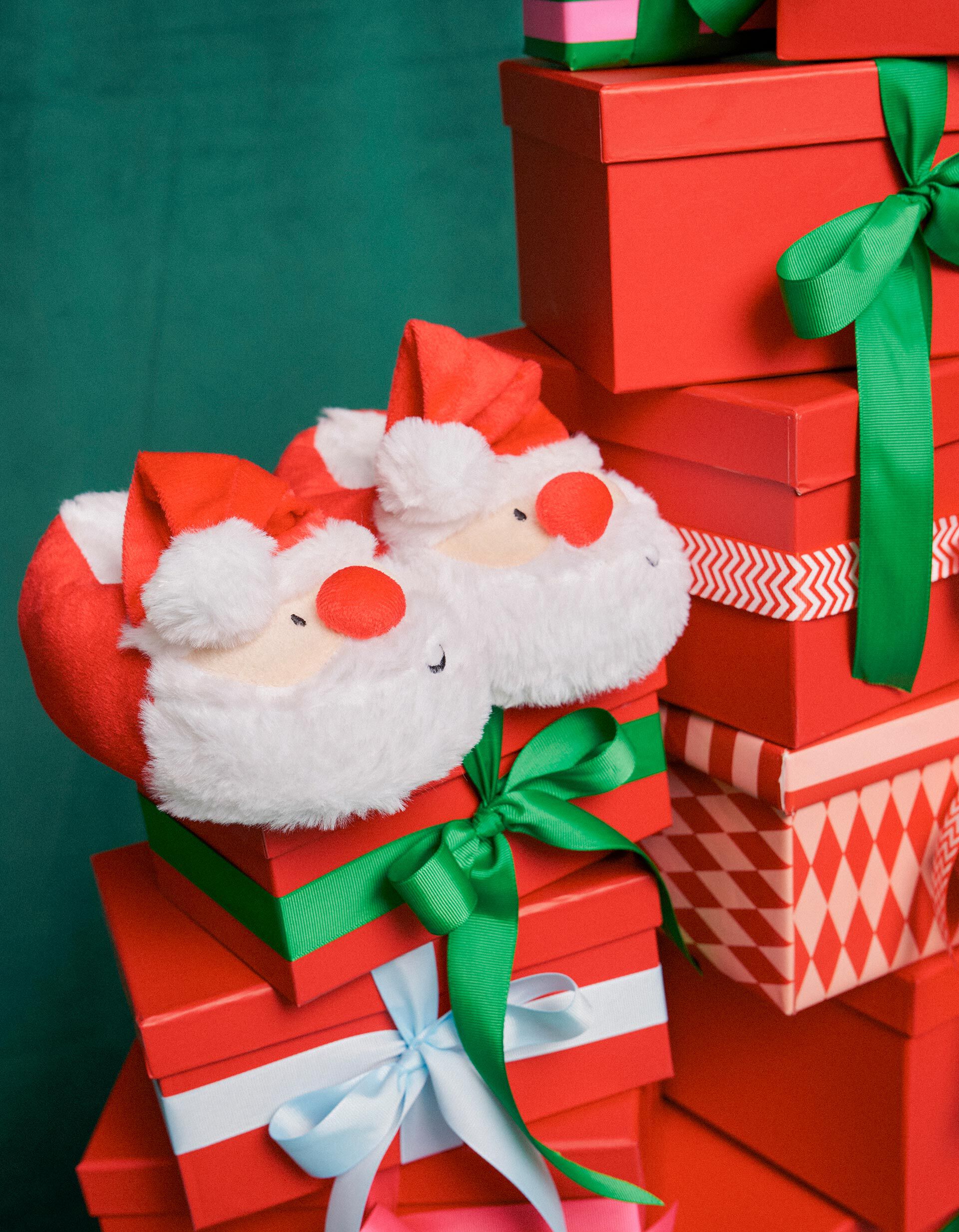 Comprar Online Pantufas De Natal, Menino, Vermelho