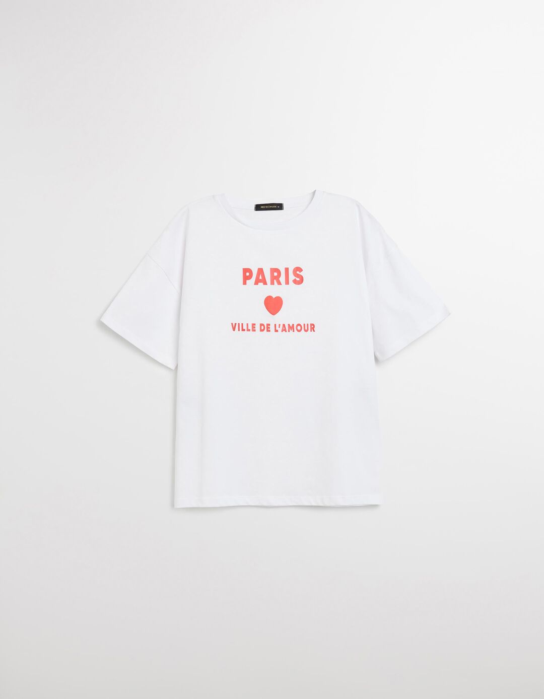 T-shirt Print, Mulher, Branco