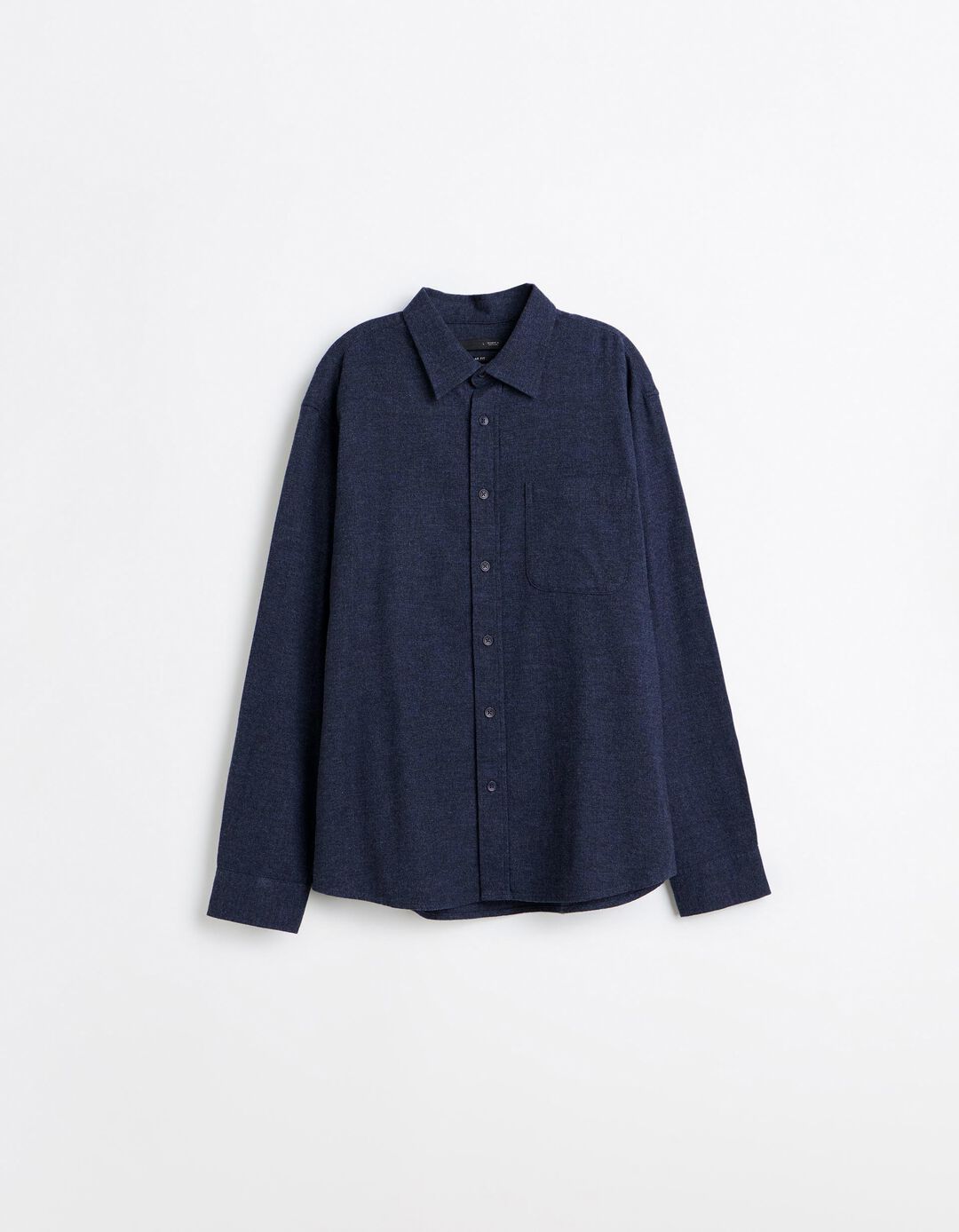 Camisa De Flanela, Homem, Azul Escuro