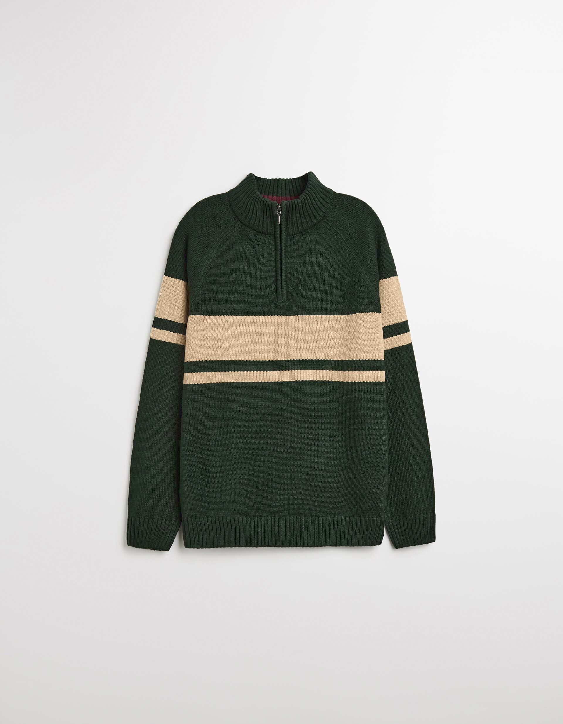 Comprar Online Camisola de Malha, Homem, Verde Escuro