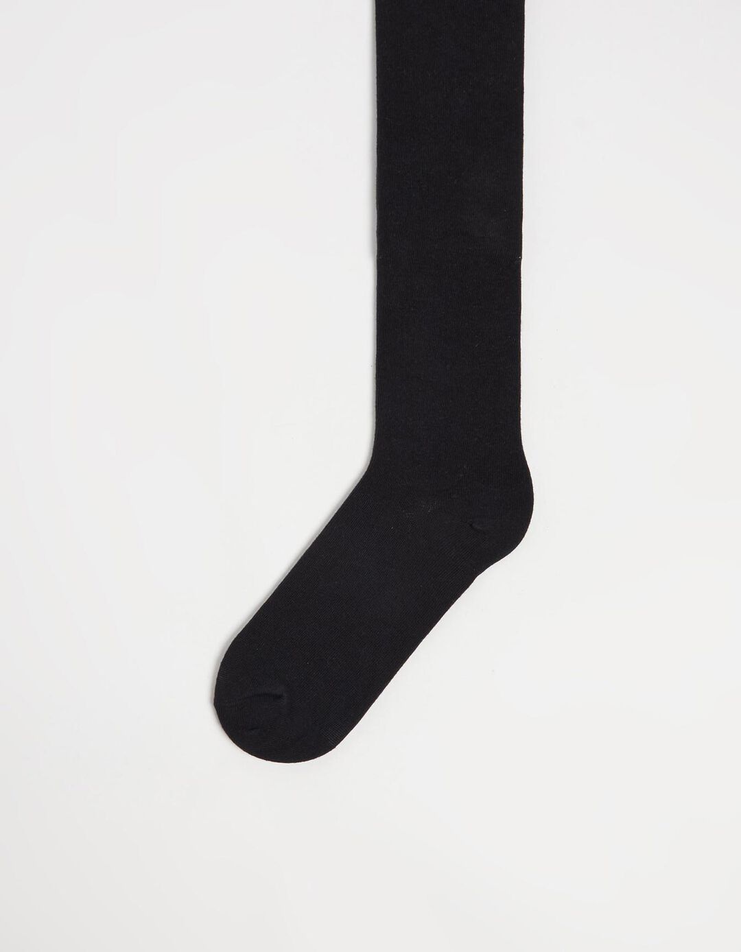 Collants Ricos em Algodão, Mulher, Preto