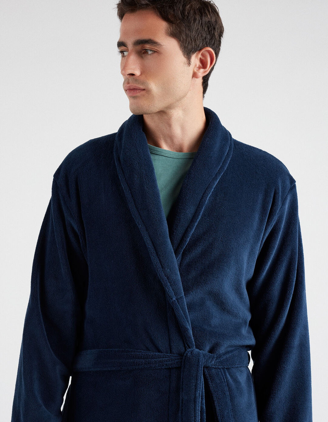 Robe Coralina, Homem, Azul Escuro
