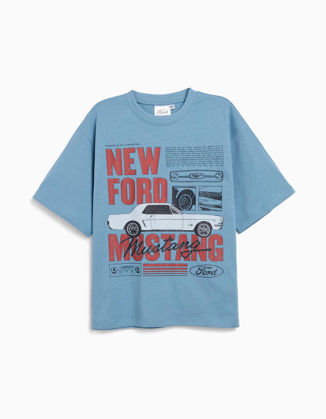 T-shirt 'Ford', Menina, Azul