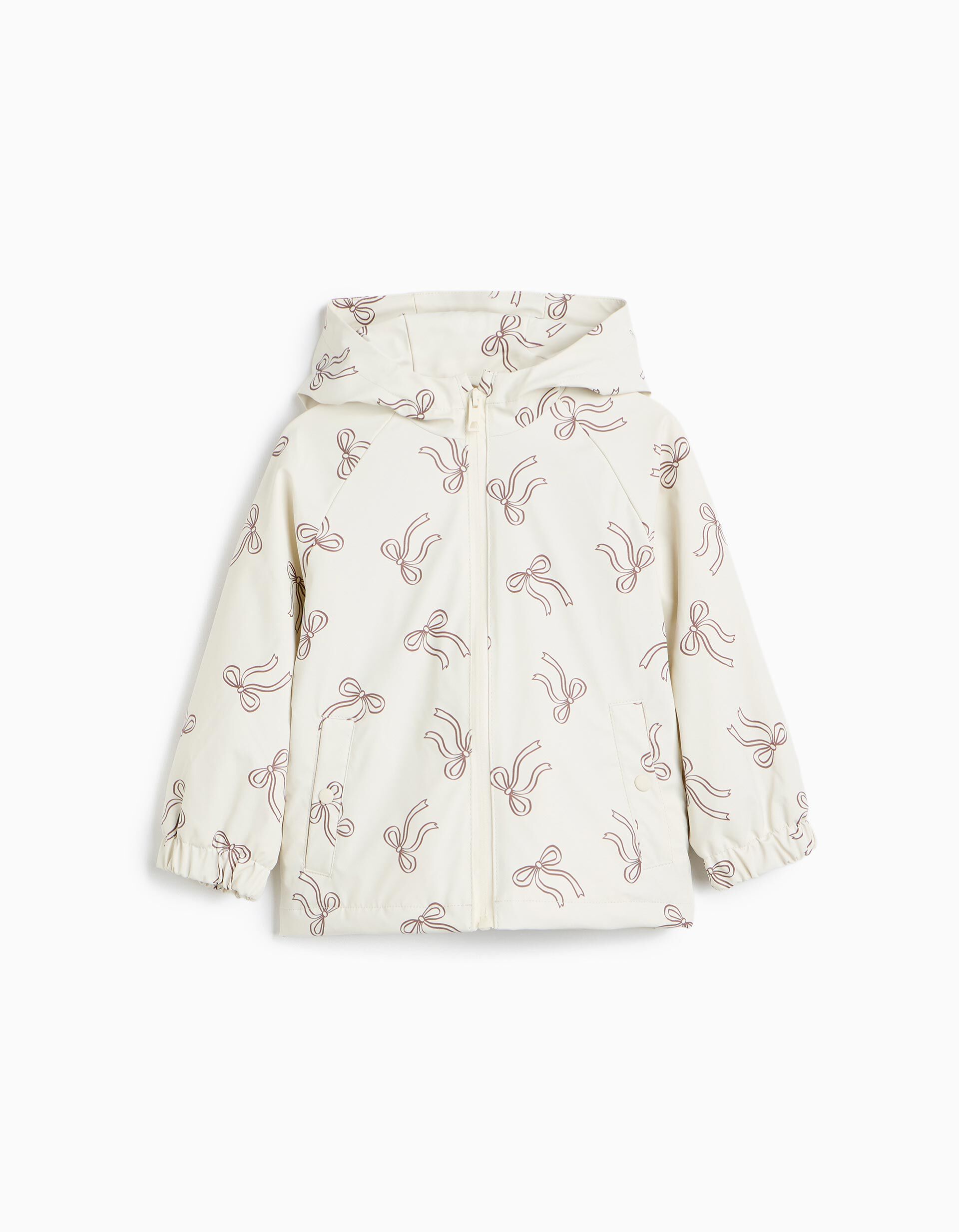 Comprar Online Parka Imperme&aacute;vel Com Capuz, Menina, Branco