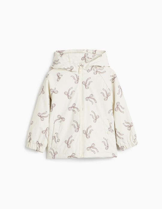 Comprar Online Parka Imperme&aacute;vel Com Capuz, Menina, Branco