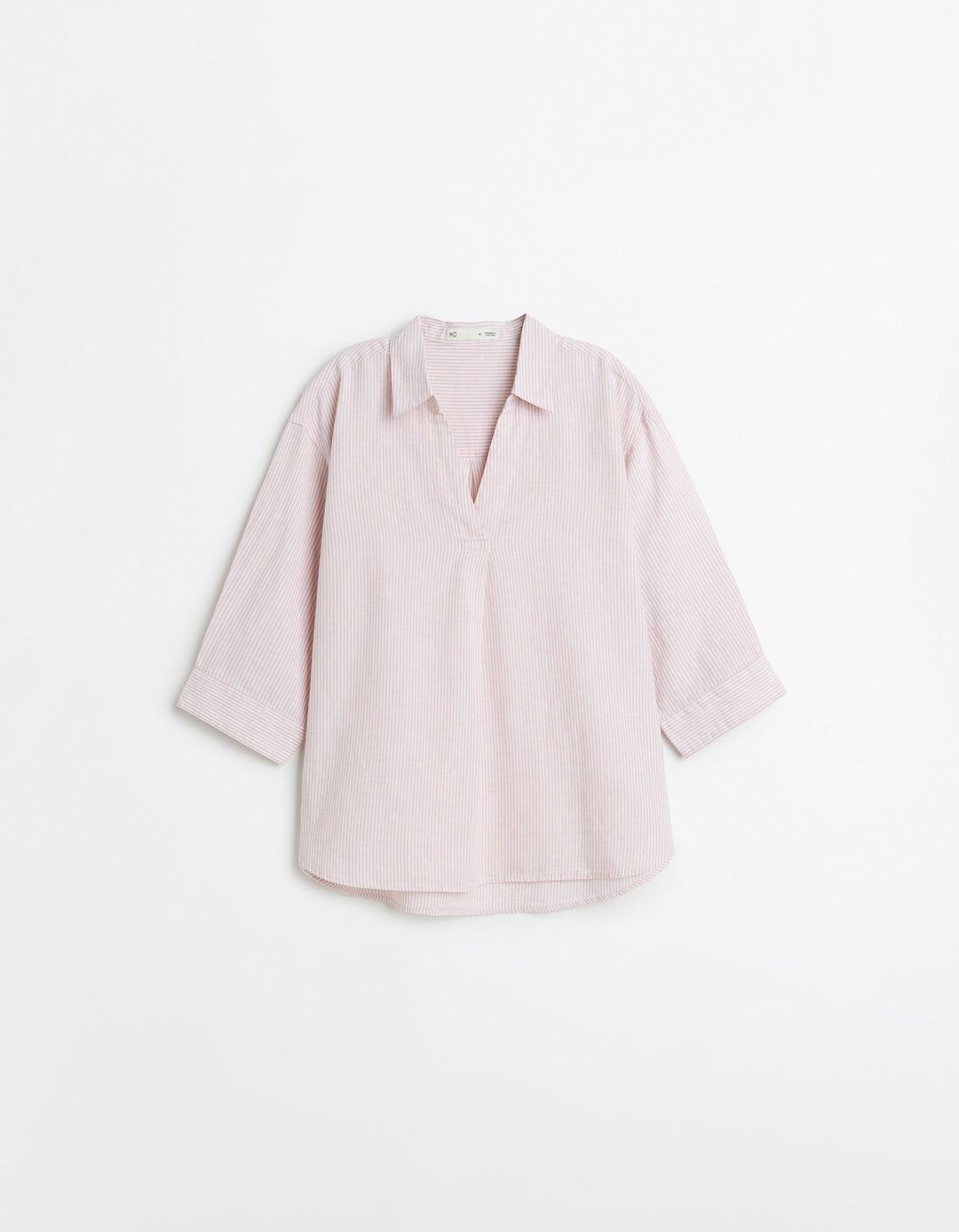 Blusa com Linho, Mulher, Rosa