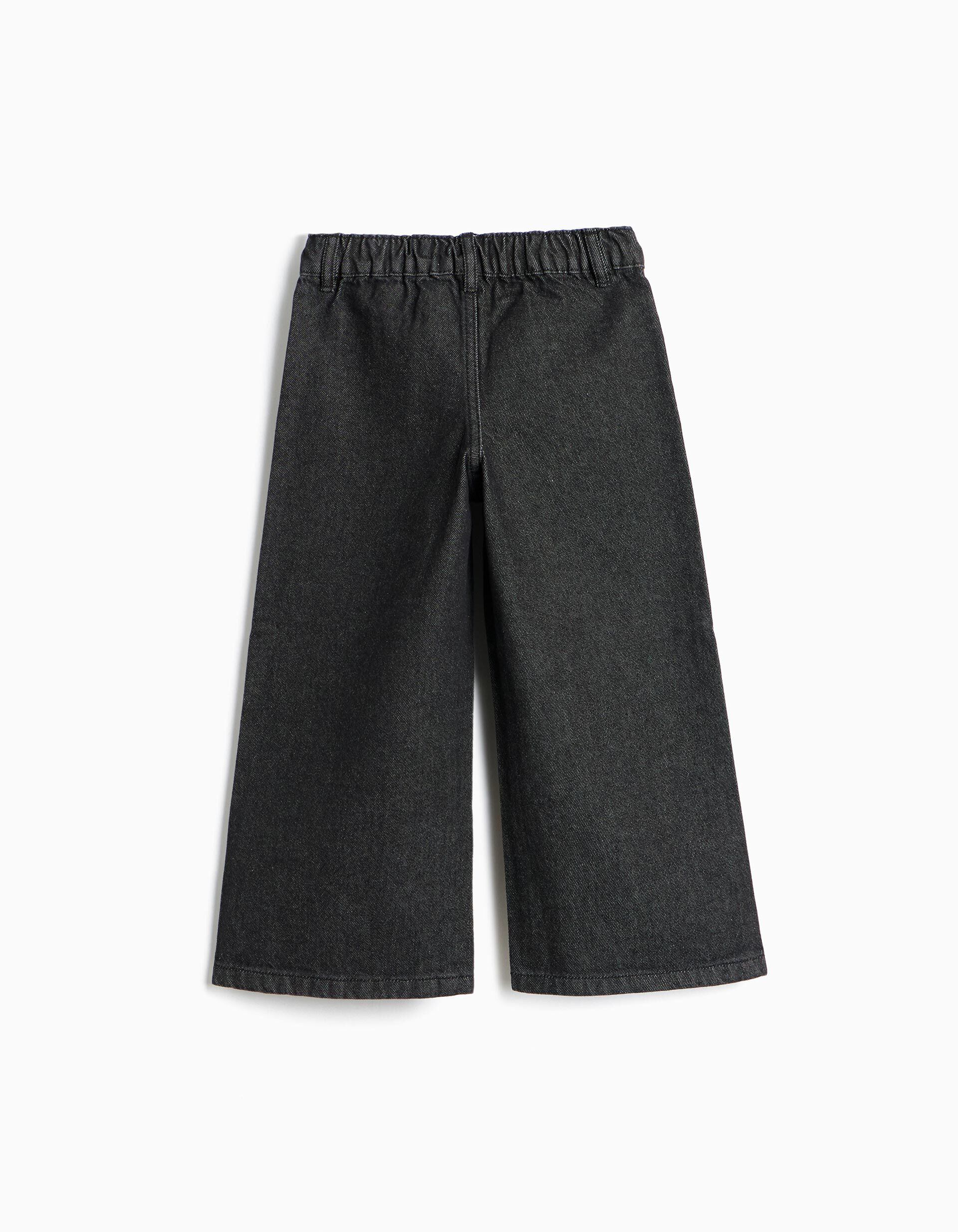 Comprar Online Cal&ccedil;as De Ganga 'Wide Leg', Menina, Preto