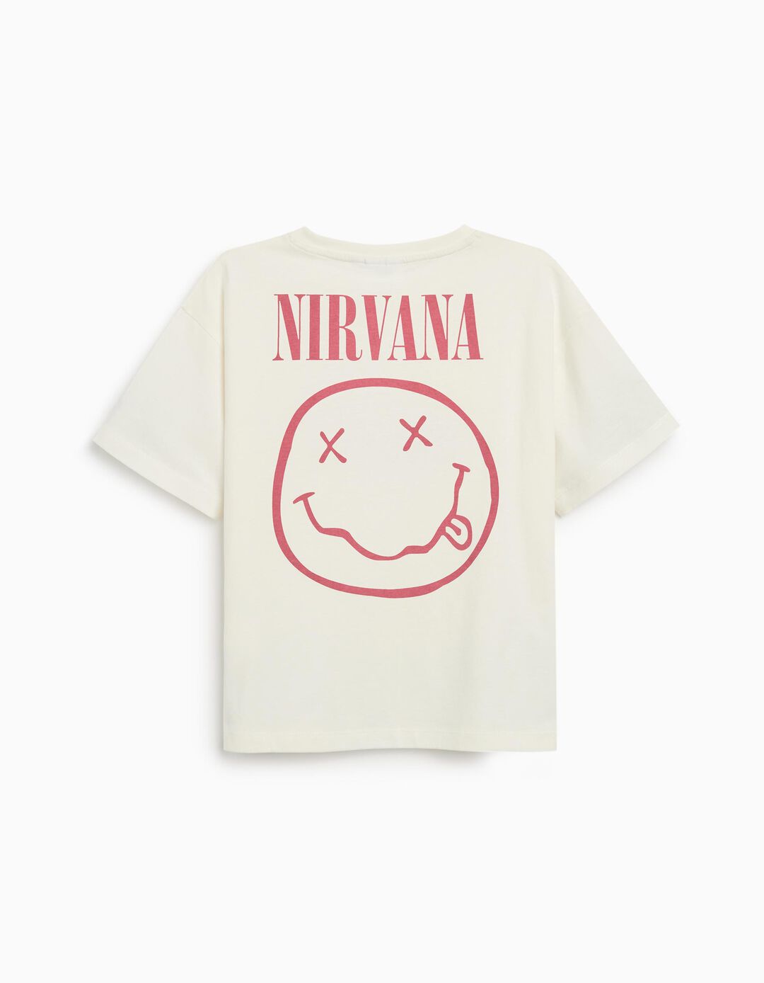 T-shirt 'Nirvana', Menina, Branco