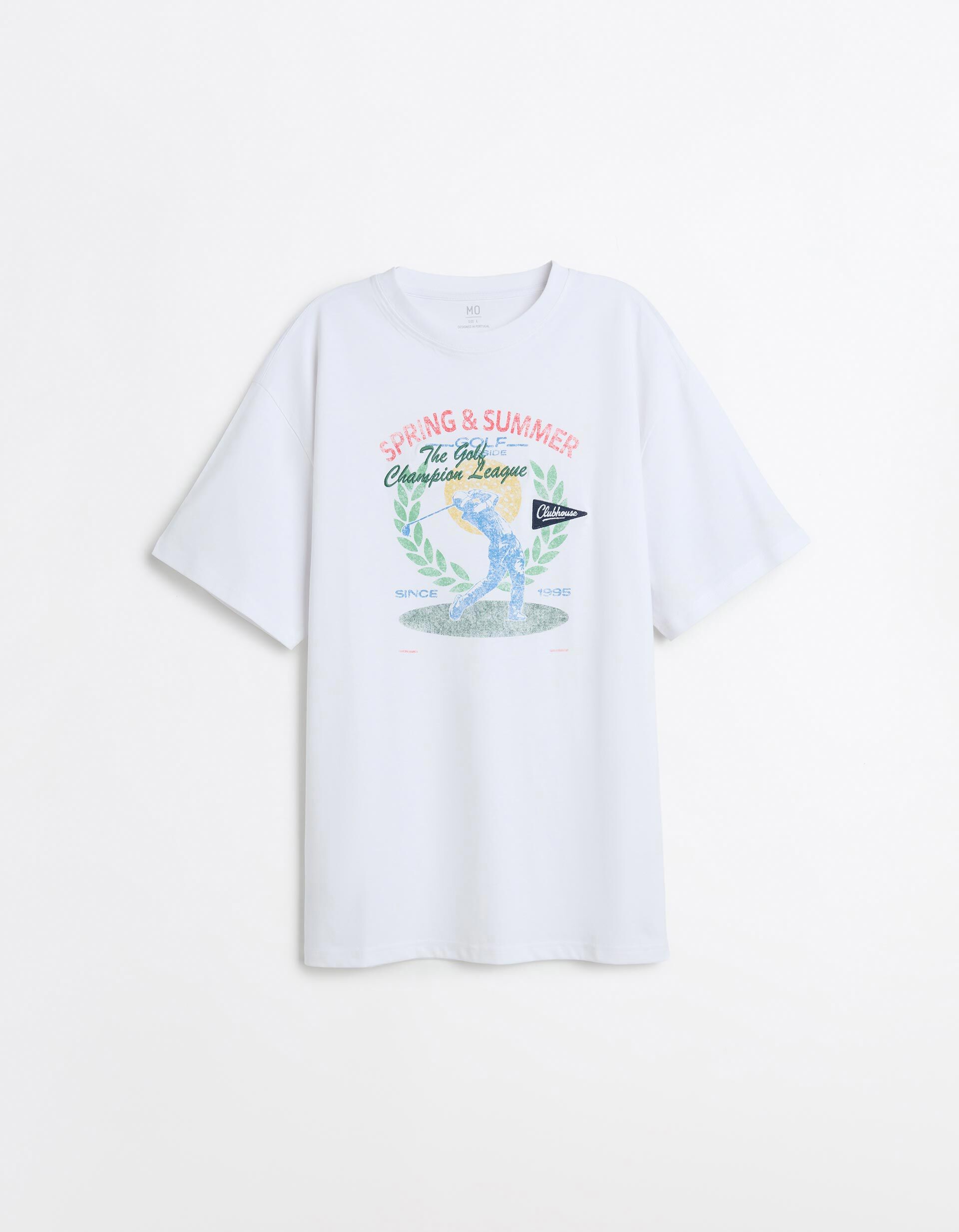 Comprar Online T-shirt Jersey Estampada, Homem, Branco