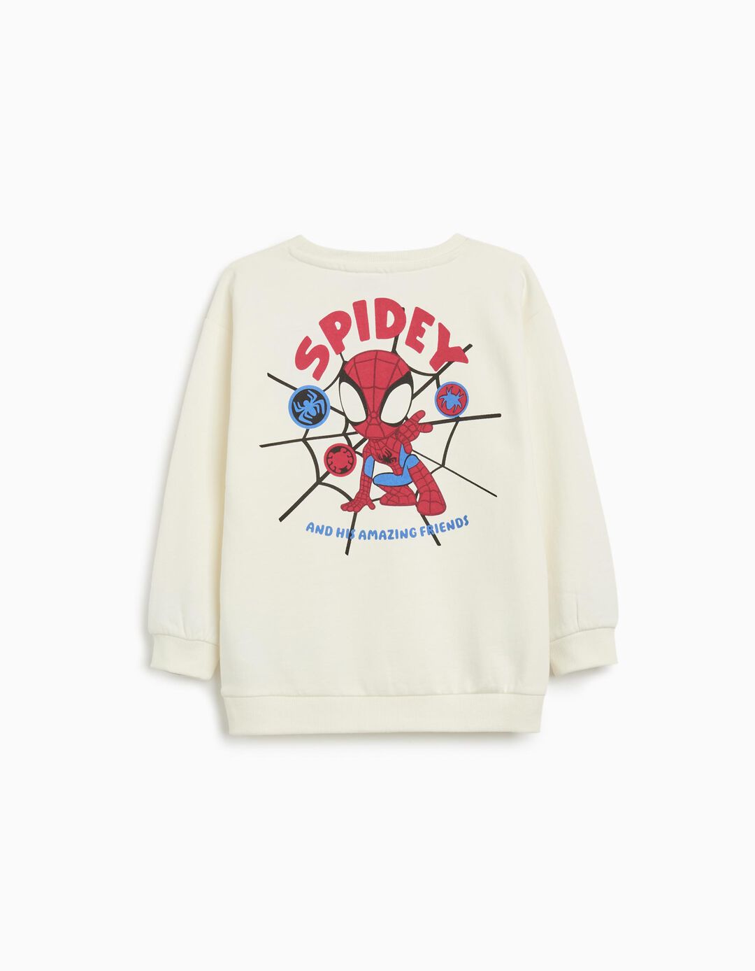 Sweatshirt de Felpa 'Spider-Man', Menino, Branco