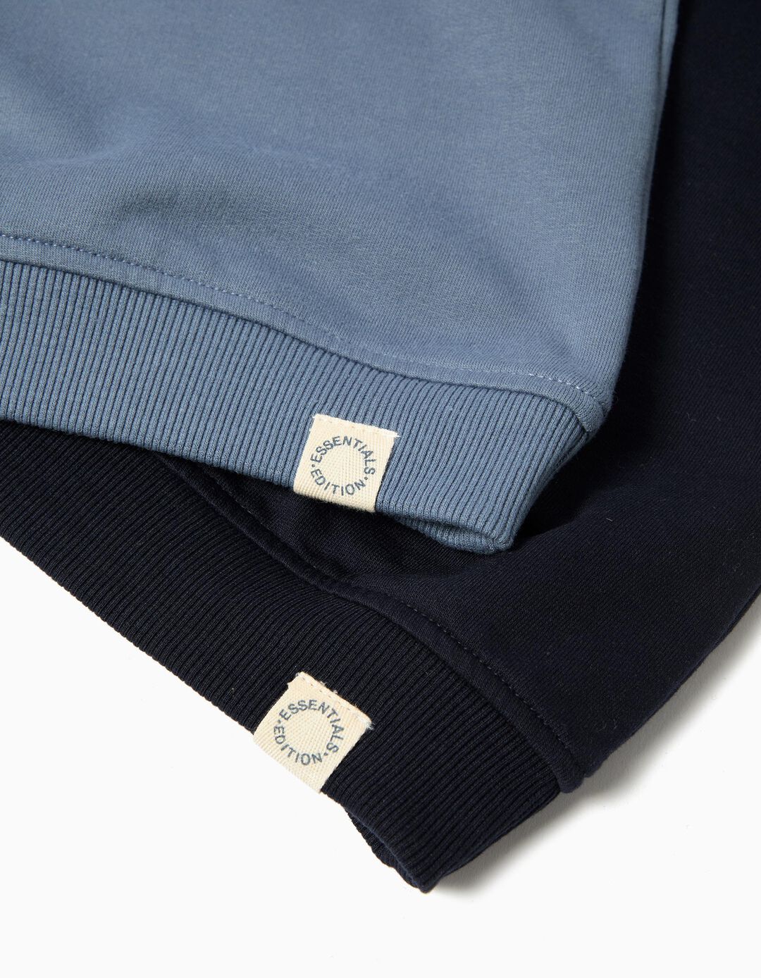 Pack 2 Sweatshirts de Felpa, Menino, Azul