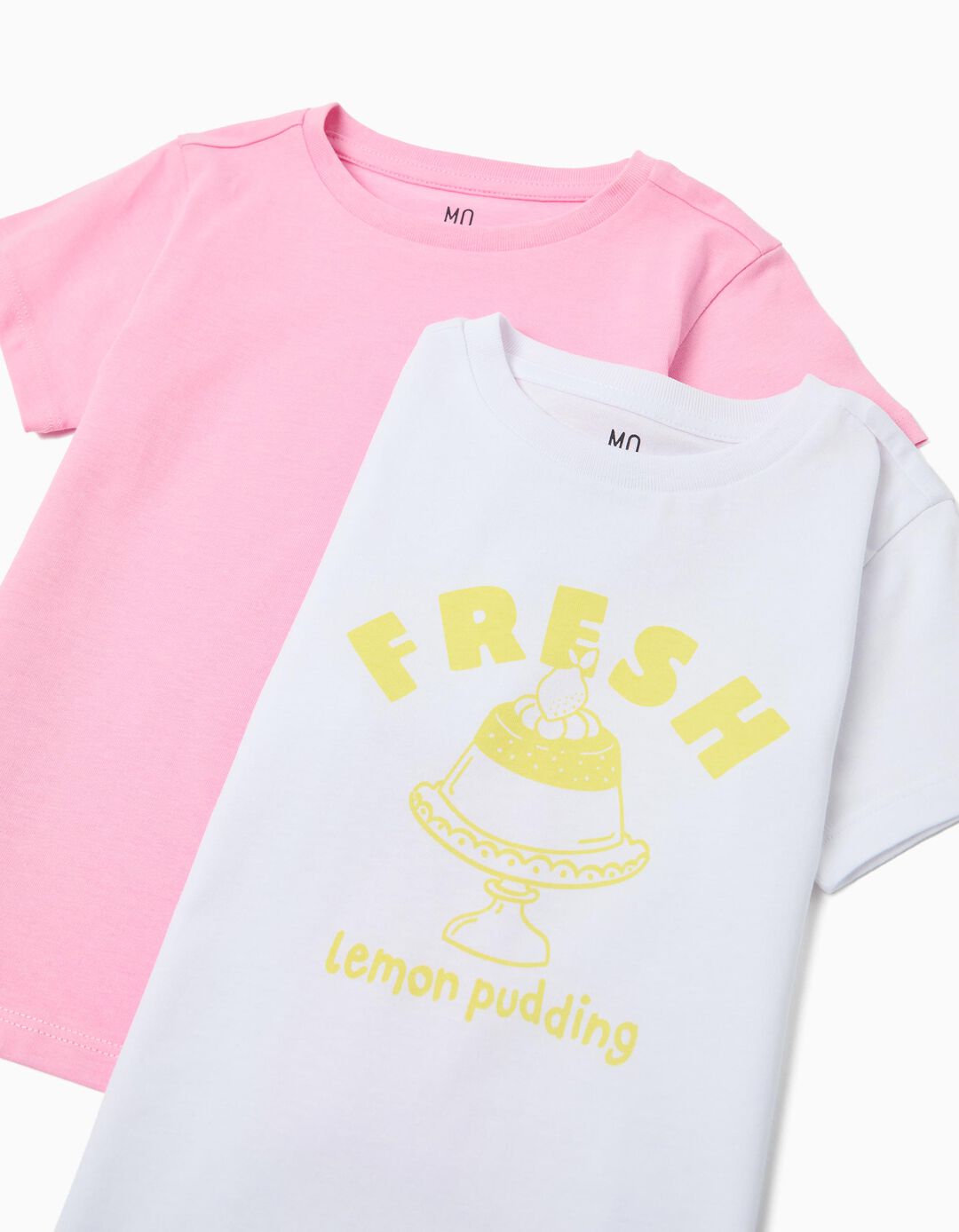 Pack 2 T-shirts, Menina, Rosa