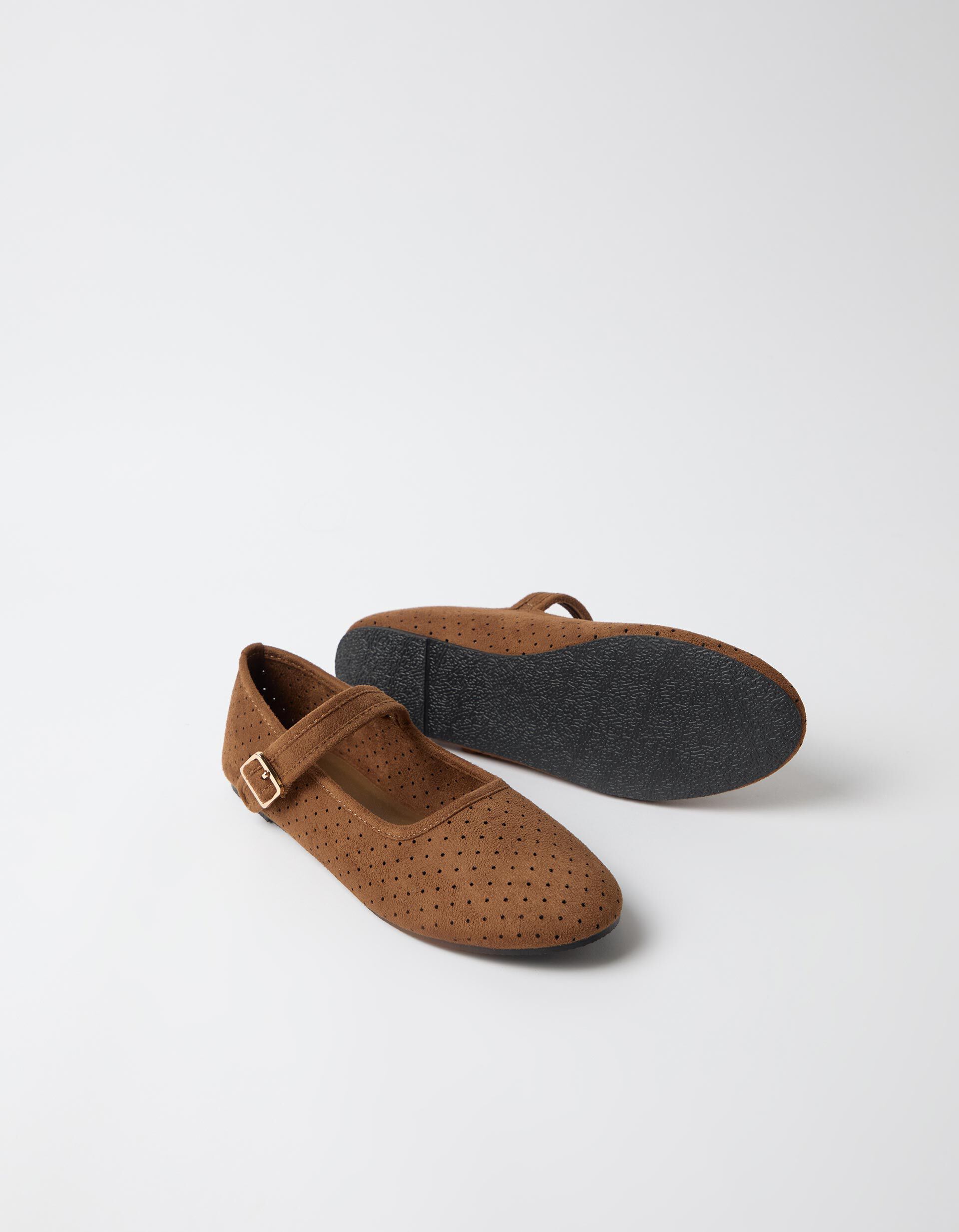 Comprar Online Sabrinas Rasas, Mulher, Castanho